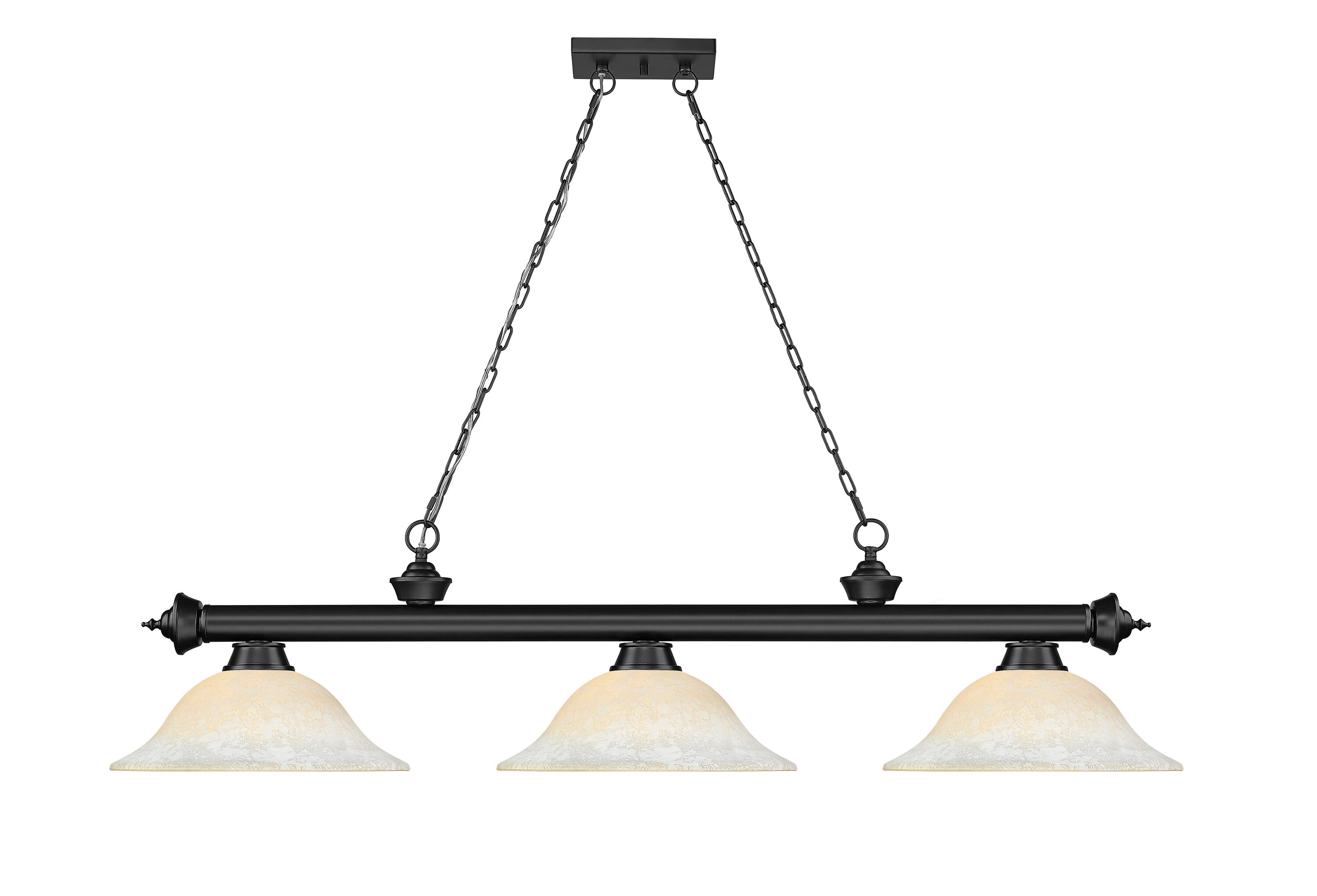Z-Lite 2306-3MB-WM16 Pool-Table-Lighting - View #2