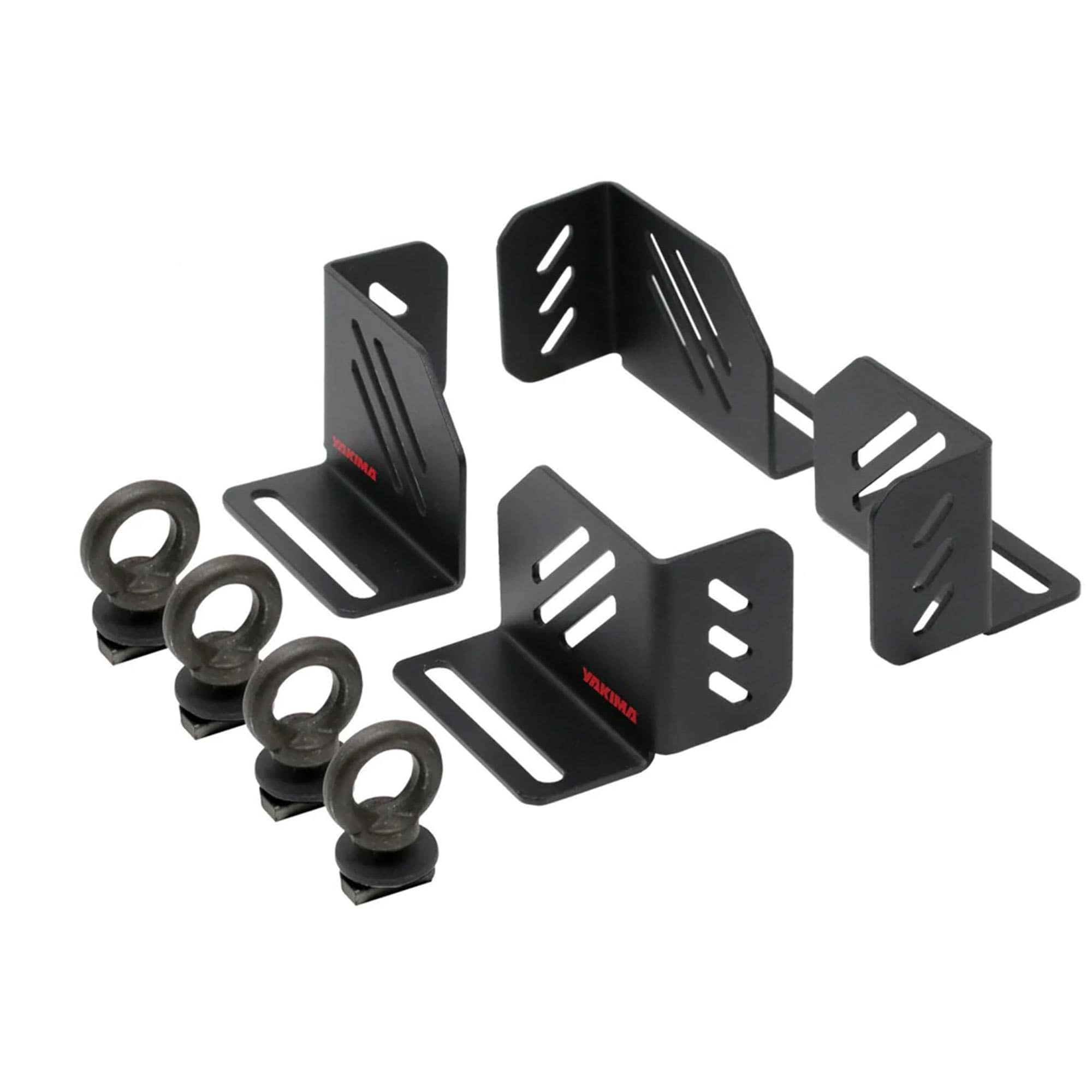 YAKIMA 393396 LockNLoad Platform Corner Bracket Kit with T Slot Gear Braces and 110 Pound Load Capacity Designed and Tested in Australian Outback Set of 4
