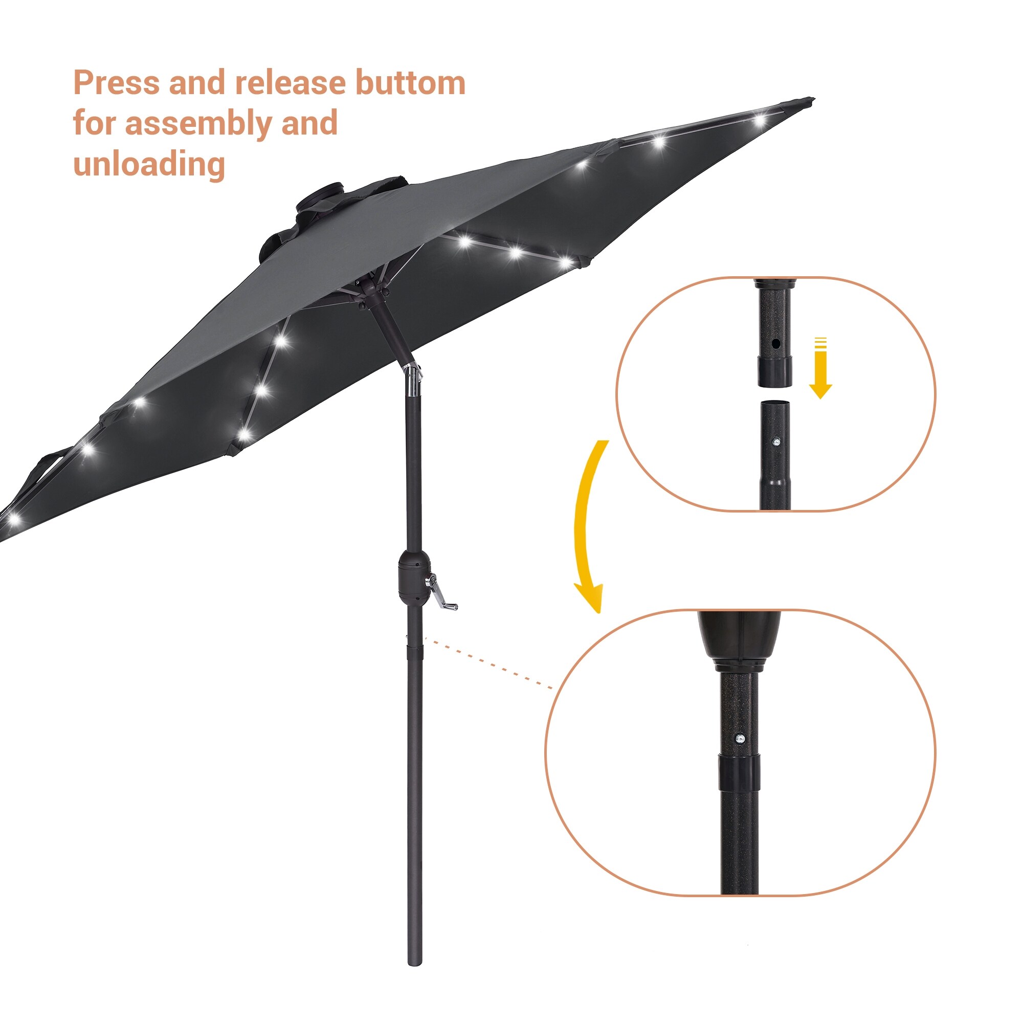ACEGOSES LW-LED75SG Umbrellas-2 - View #8
