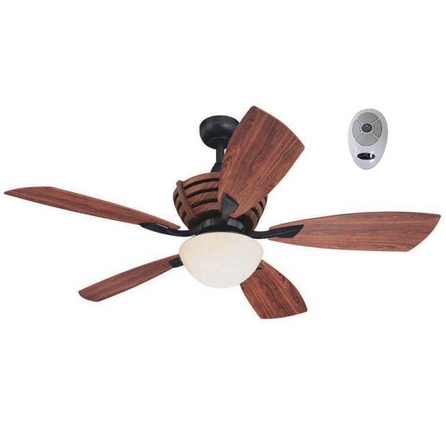 Harbor Breeze Teak 52 In Matte Black Downrod Mount Indoor Outdoor Ceiling Fan With Light Kit And Remote At Com - How To Reverse Harbor Breeze Ceiling Fan With Remote