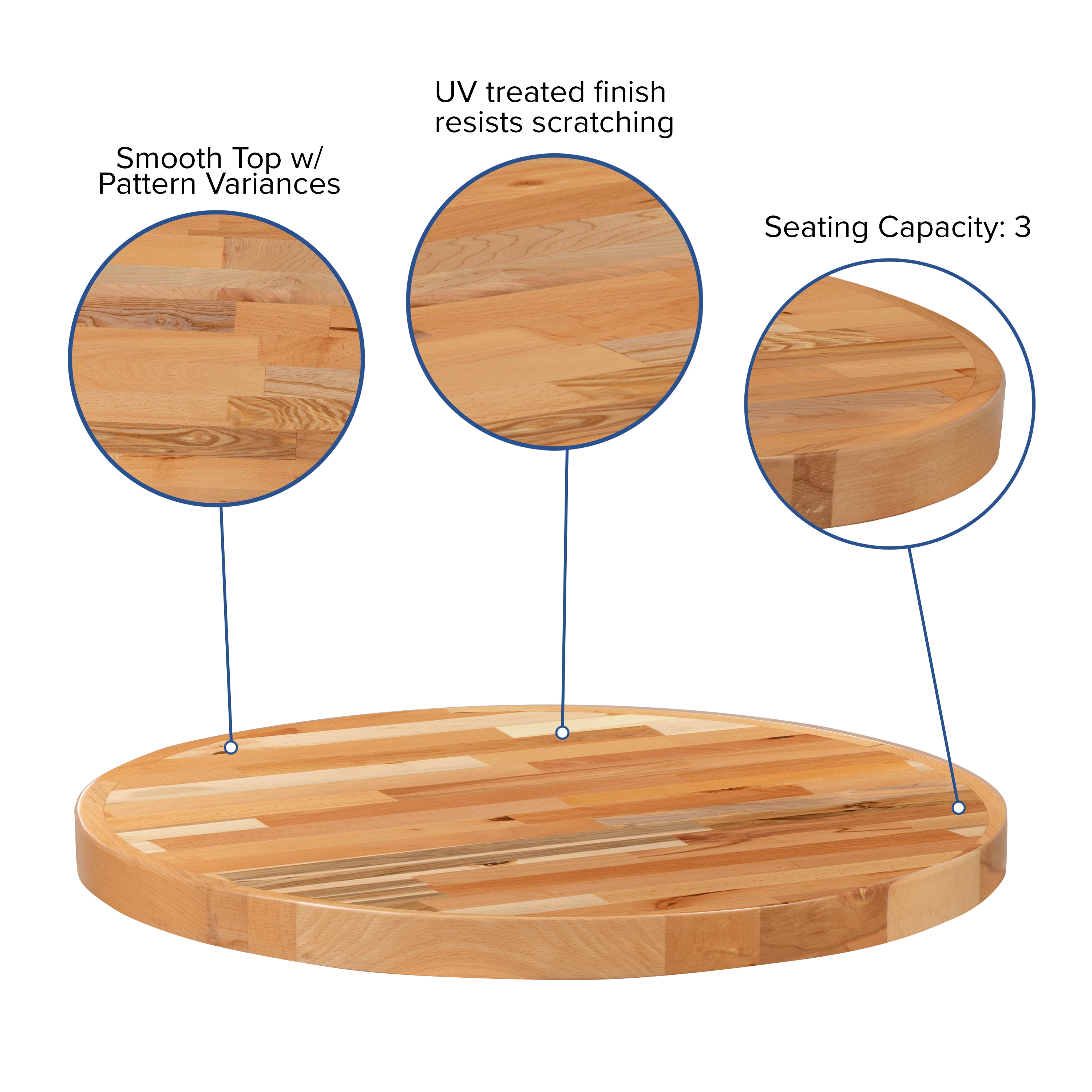 Flash Furniture 889142931232 Dining-Tables - View #5