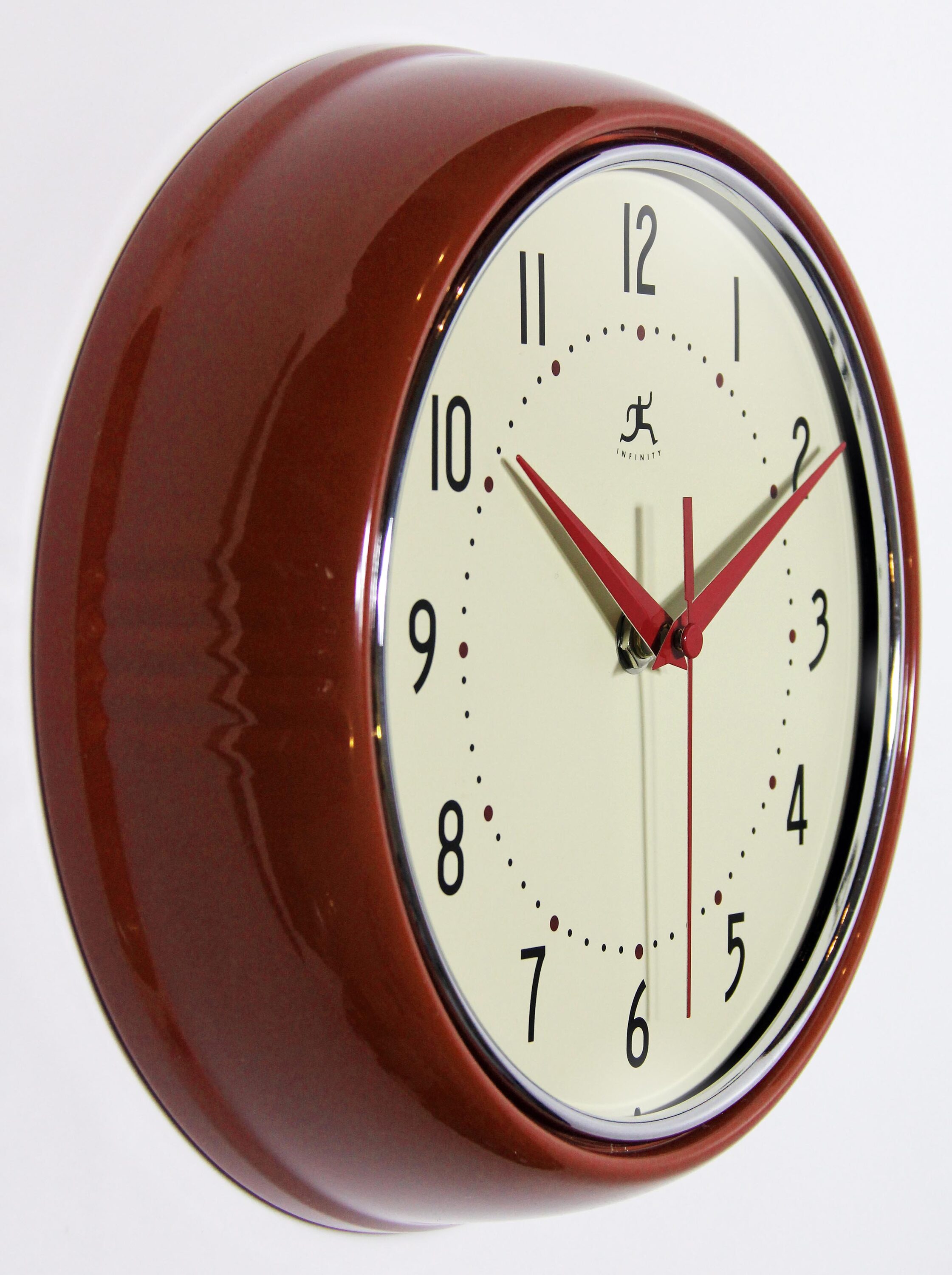 Infinity Instruments 10940-RED Indoor-Outdoor-Clocks - View #2