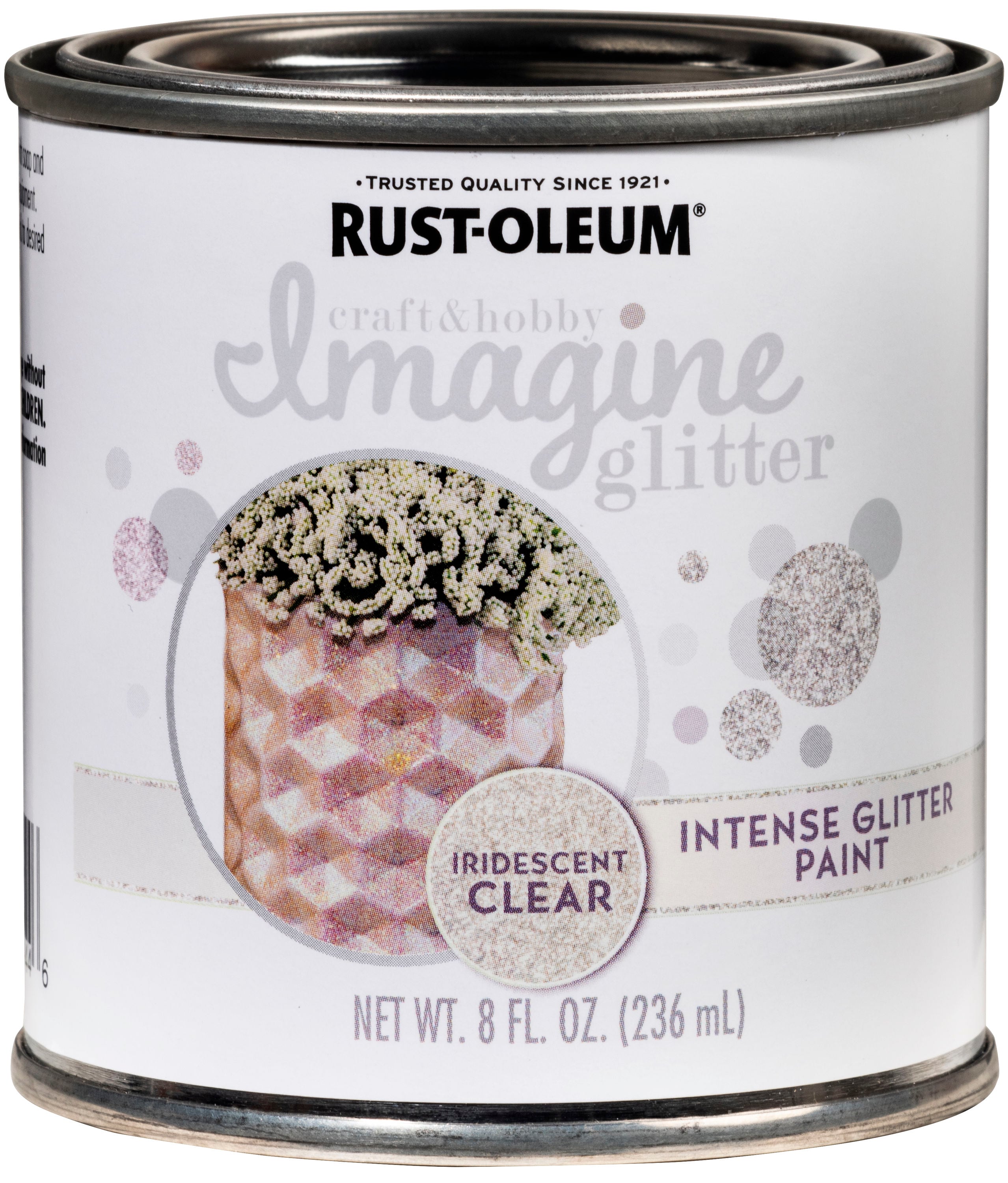 Rust-Oleum Imagine 4-Pack Iridescent Acrylic Glitter Paint (Half-Pint) in  the Craft Paint department at