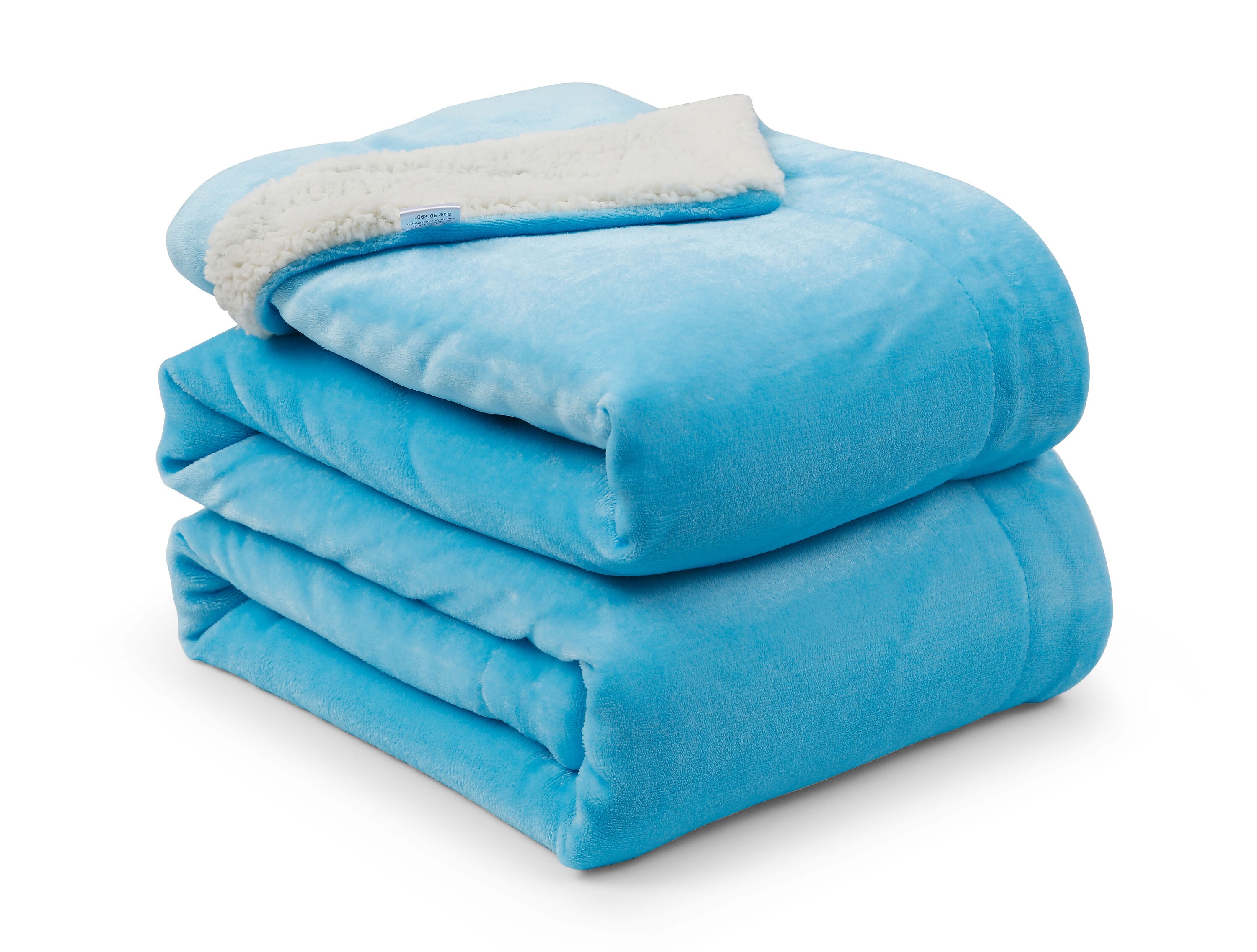 LBaiet 9178-FQ BLUE Blue 90-in x 90-in Blanket