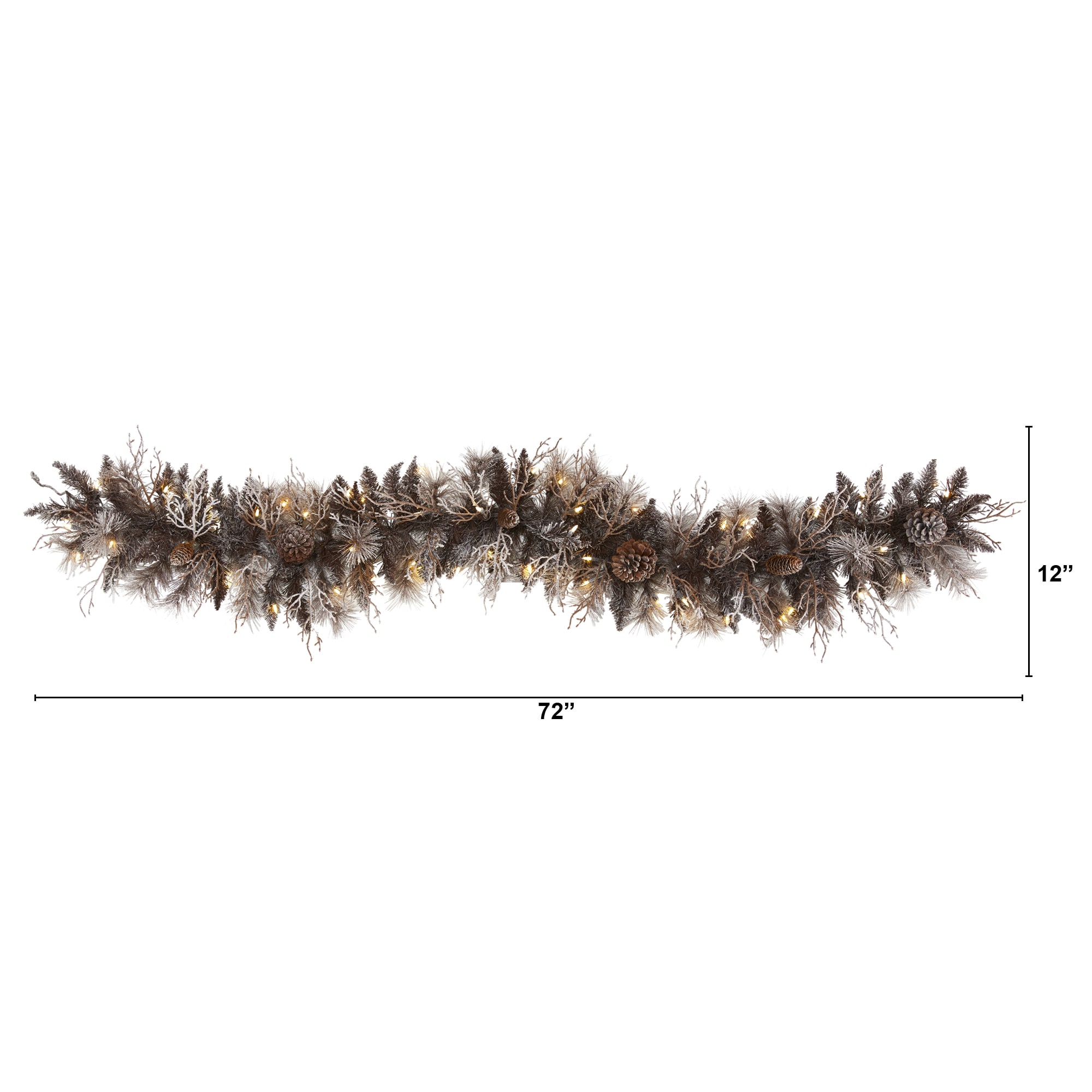 Nearly Natural 4461 Artificial-Christmas-Garland - View #3