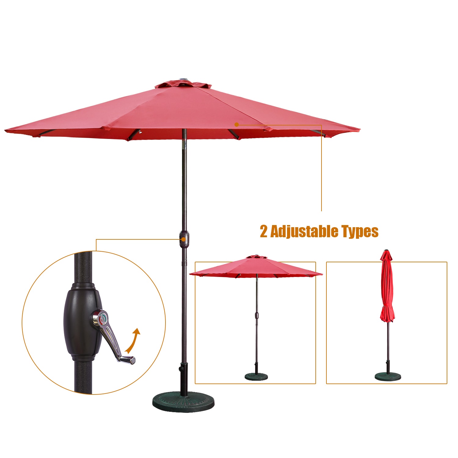 CASAINC WF-SM-270GY Umbrellas-2 - View #6