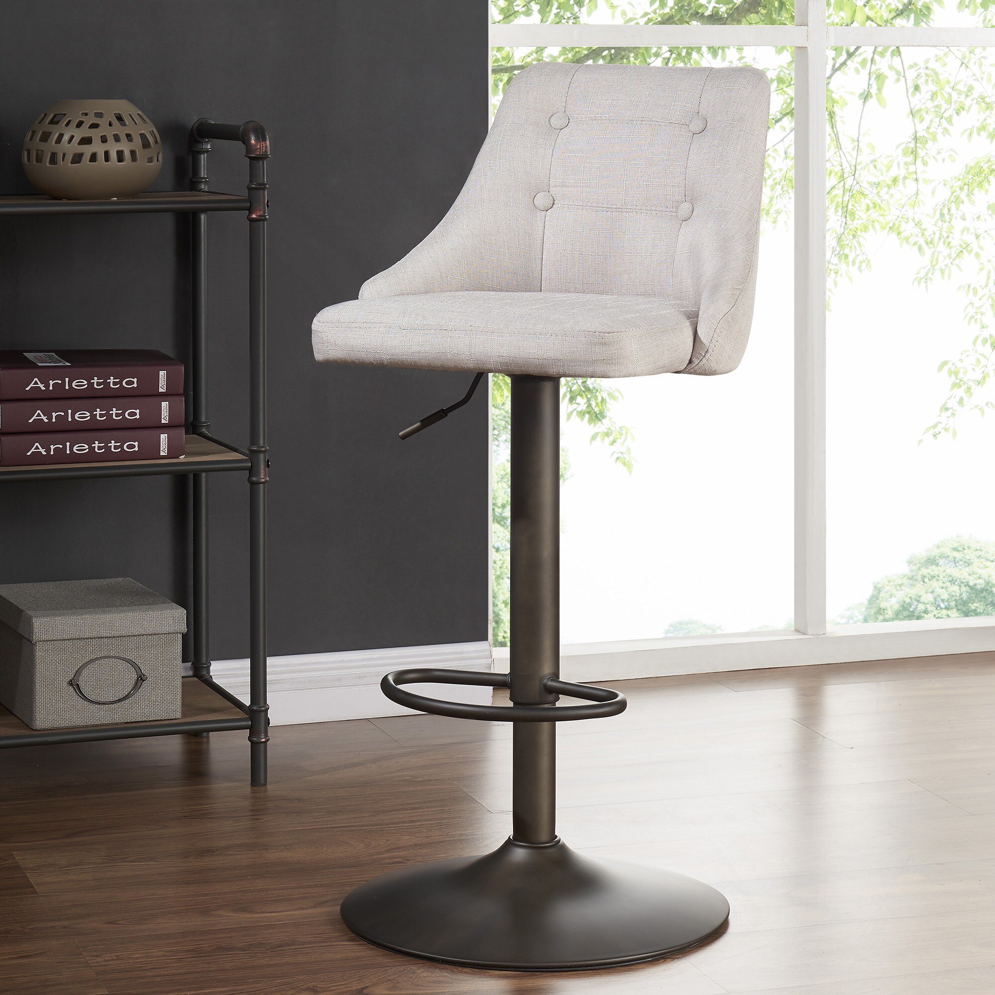 Worldwide Homefurnishings 203-419BG stools - View #3