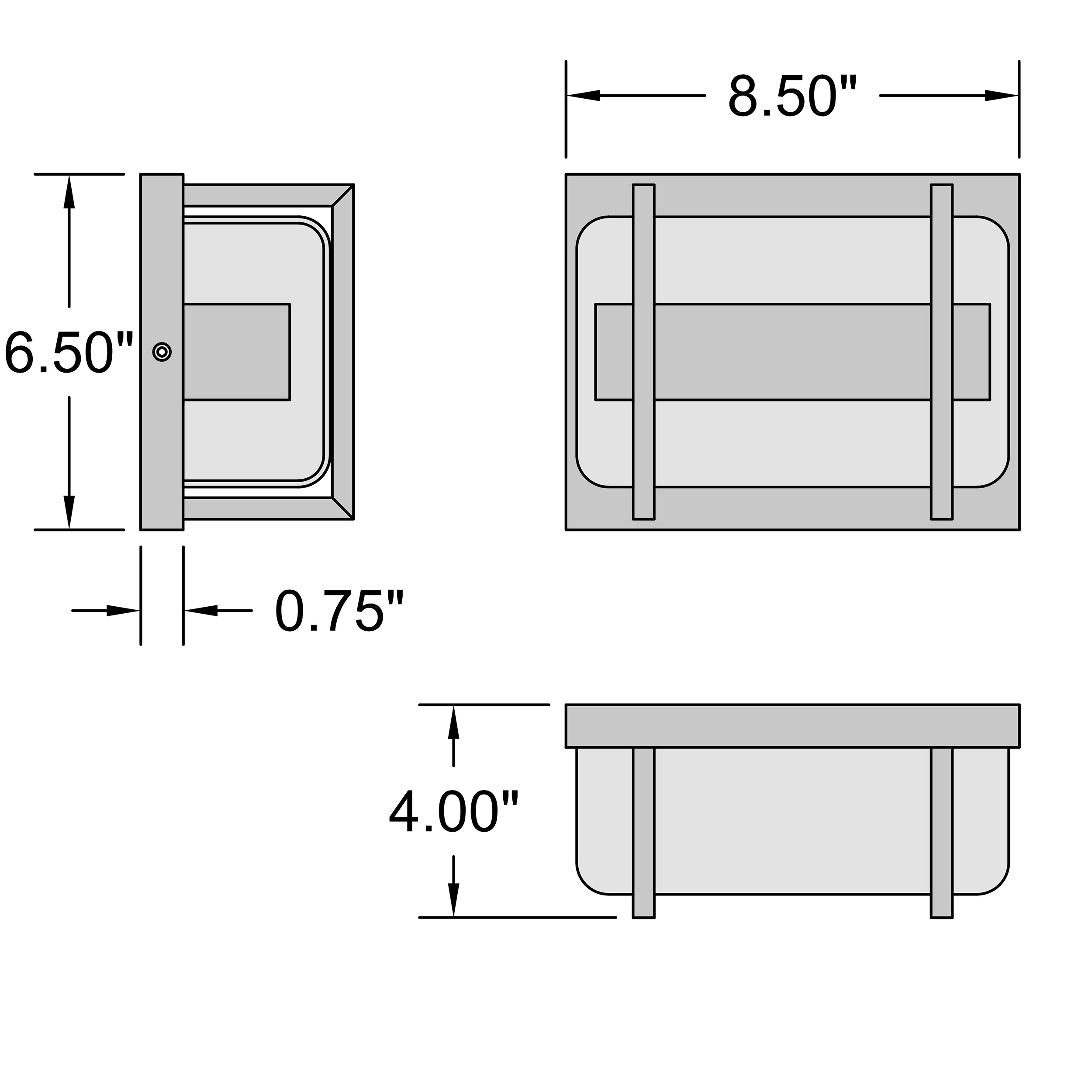 Access Lighting 20392LEDDMG-BL/CLR Outdoor-Wall-Lighting - View #8