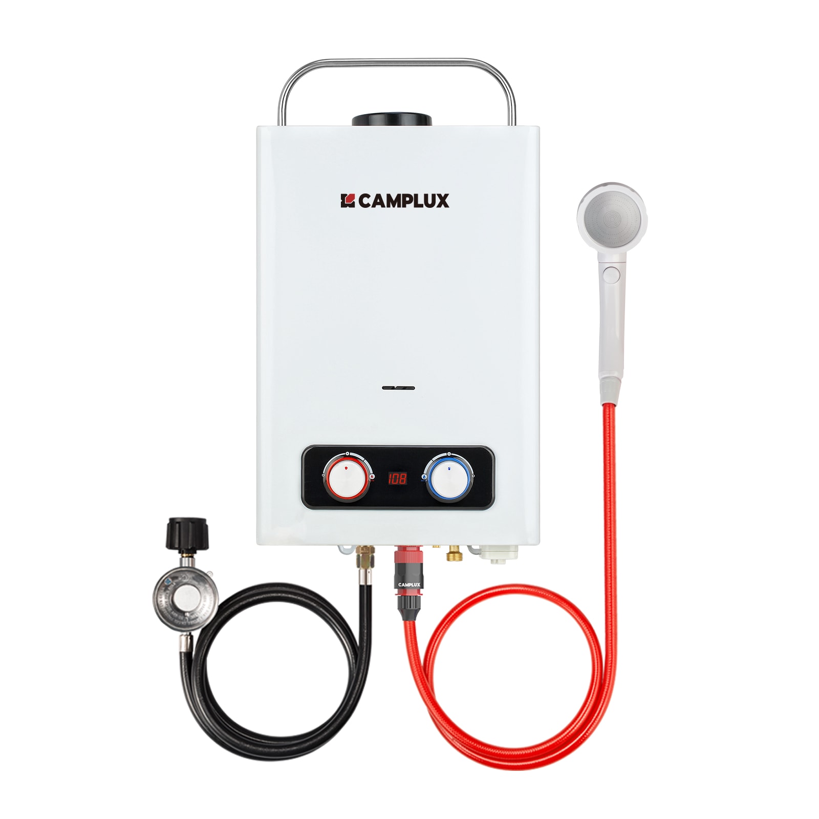 Camplux BD158-N Pro 1.58-GPM 41,000-BTU Outdoor Portable Liquid Propane Tankless Water Heater