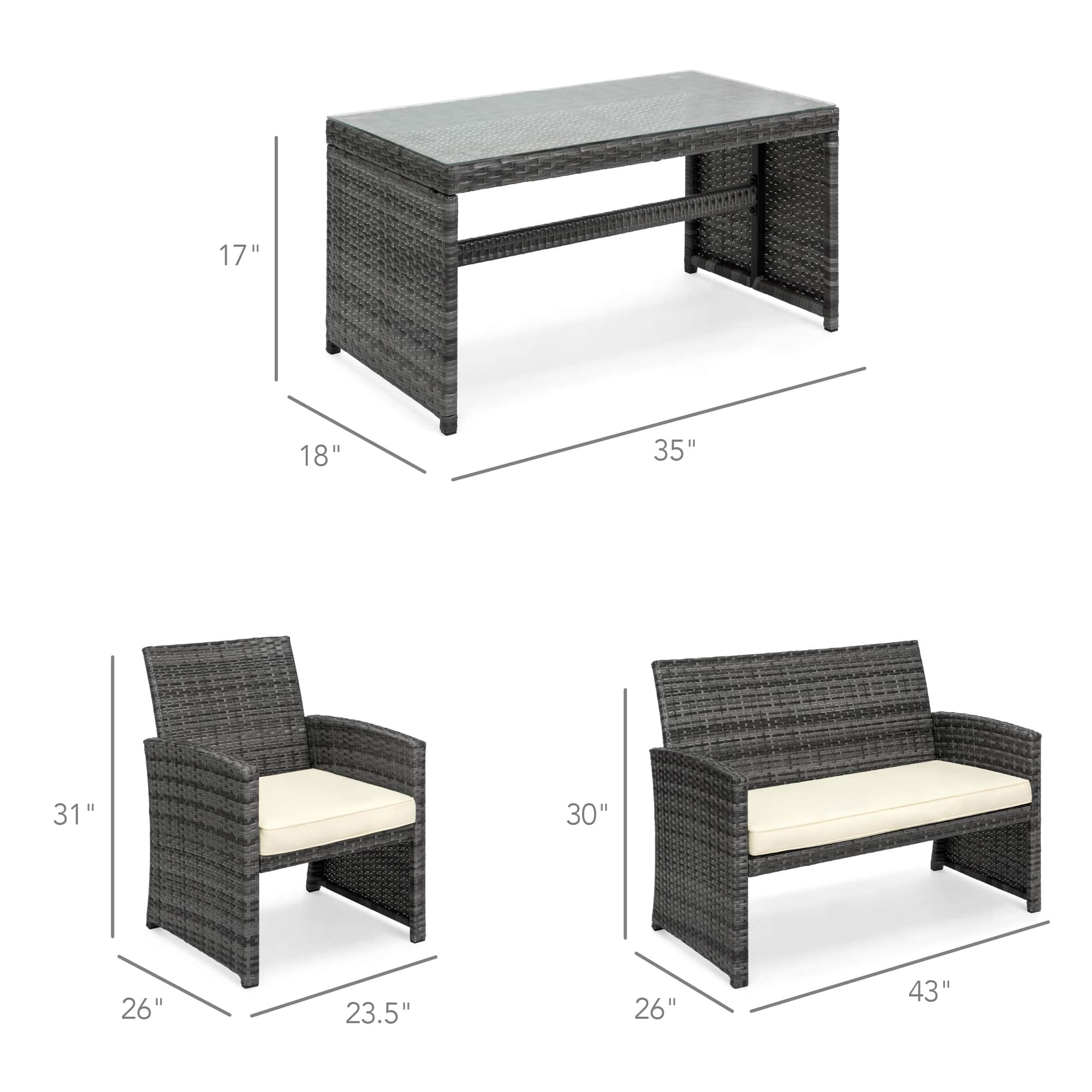 Best Choice Products SKY3264 Patio-Conversation-Sets - View #7