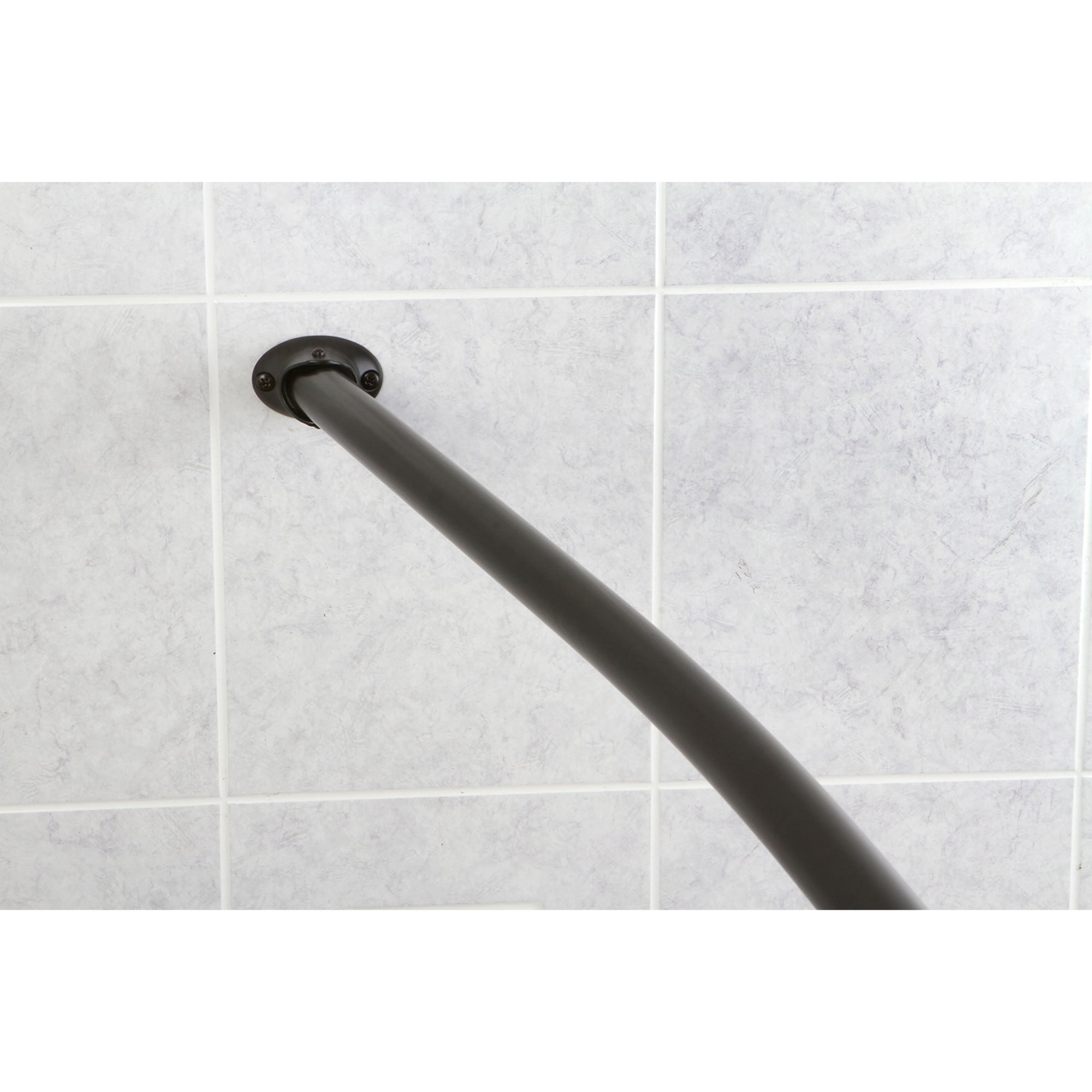 Kingston Brass UCC3175 Edenscape 51.5-in to 63-in Oil-rubbed bronze Fixed Single curve Adjustable Shower Curtain Rod