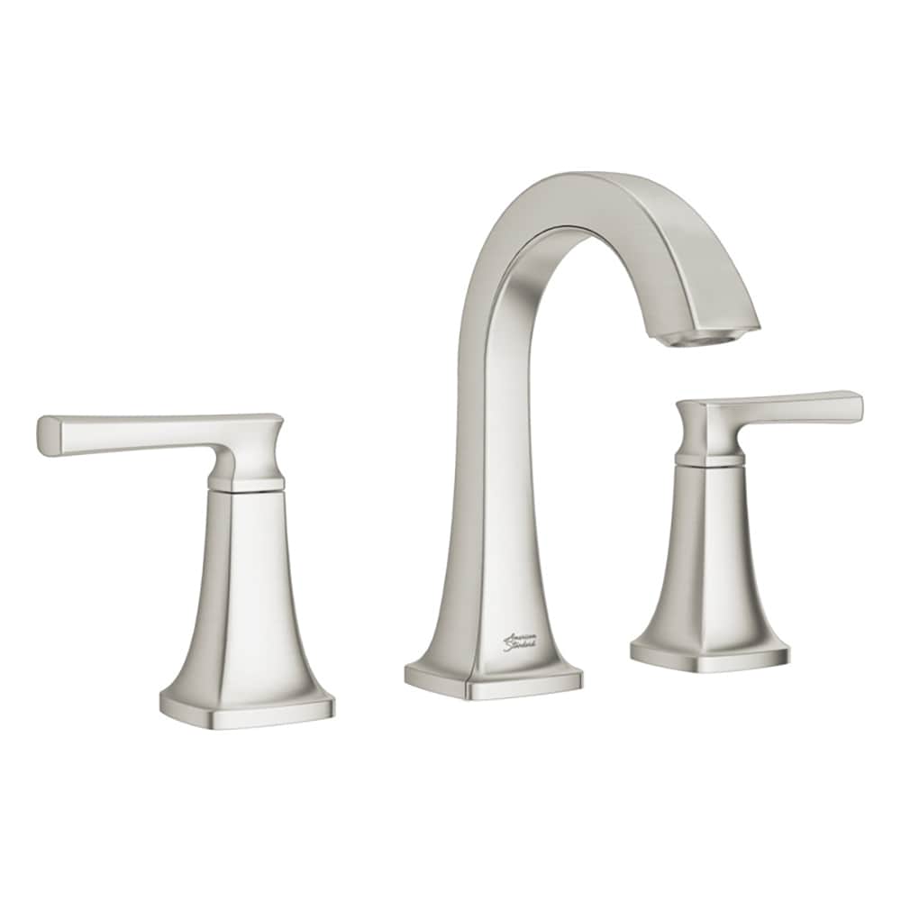 American Standard 7426801.295 Belmeade Brushed Nickel Widespread 2-handle WaterSense High-arc Residential Handle Bathroom Sink Faucet with Drain