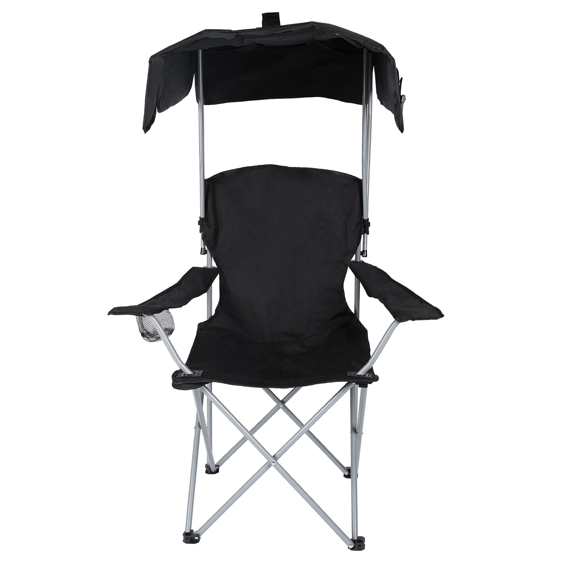 Fun Orange FUNS1HW02 Polyester Black Folding Camping chair