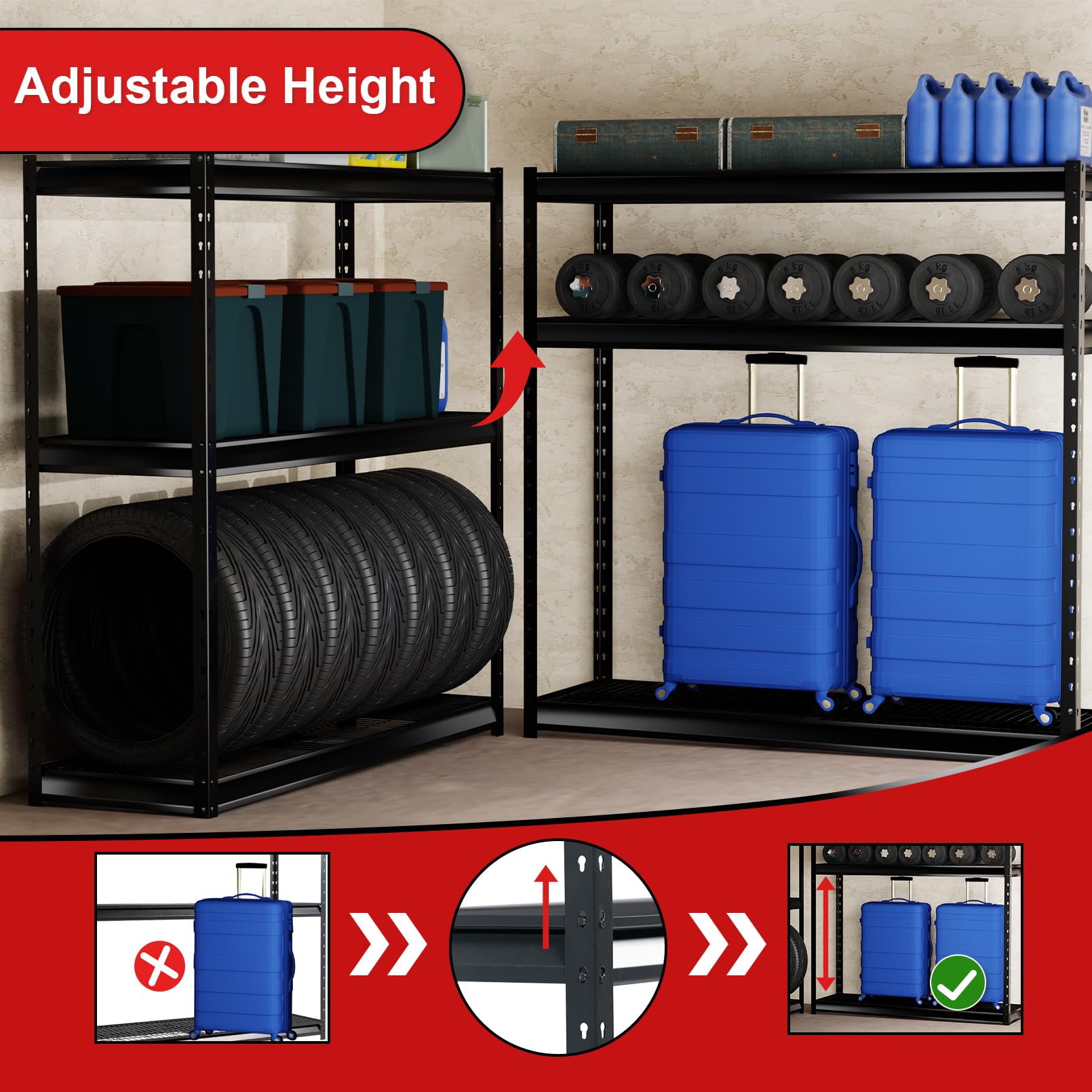 Shuntong 7304K-3 Free-Standing-Shelving - View #4