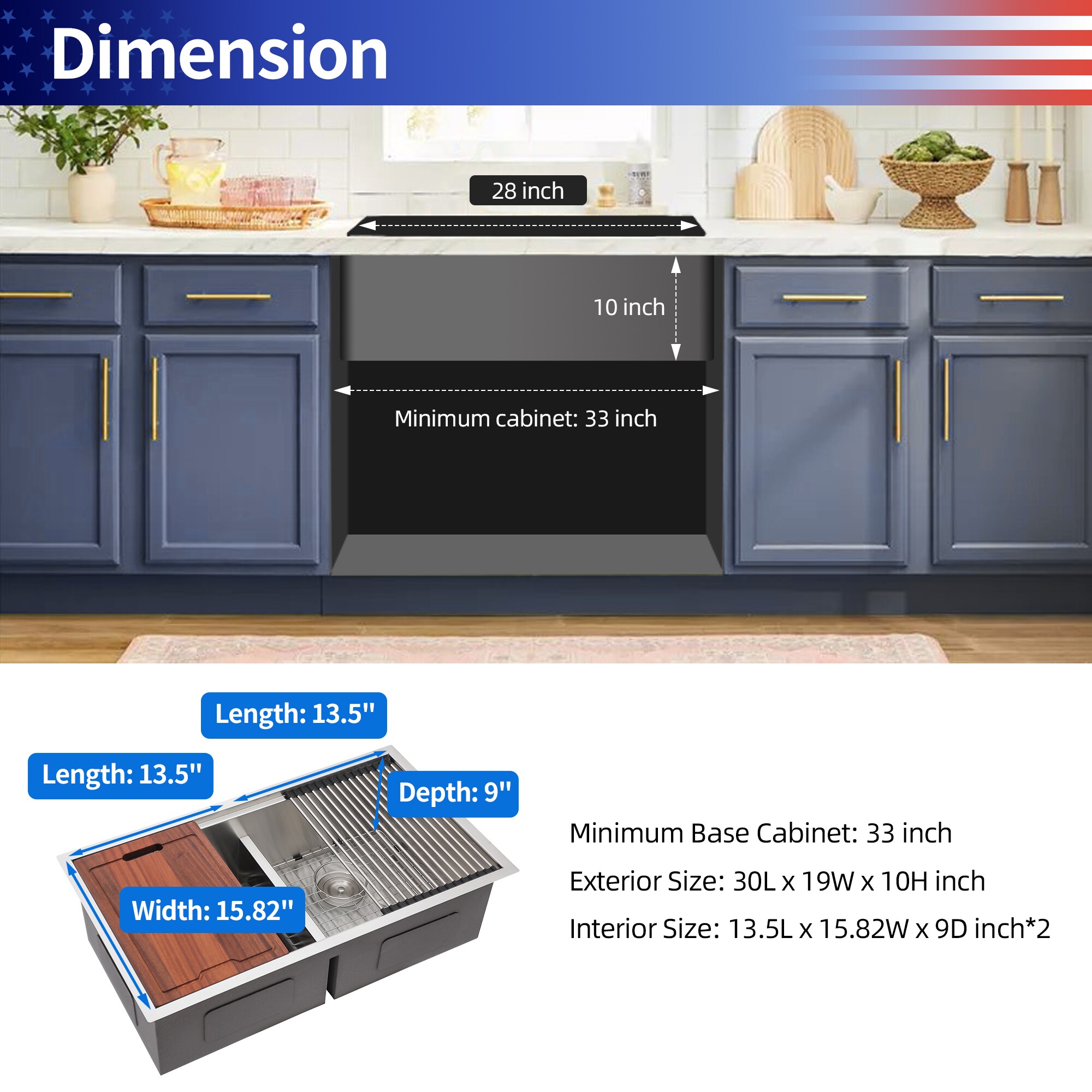 Rainlex RX-SS33-3319-55 Kitchen-Sinks - View #9