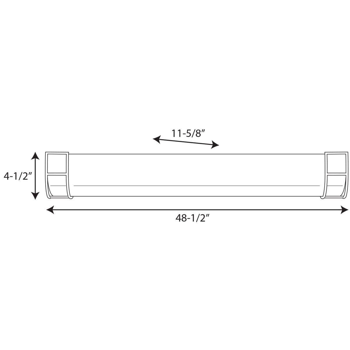 Progress Lighting Modular Fluorescent 3-Light 48.3125-in Brushed Nickel ...