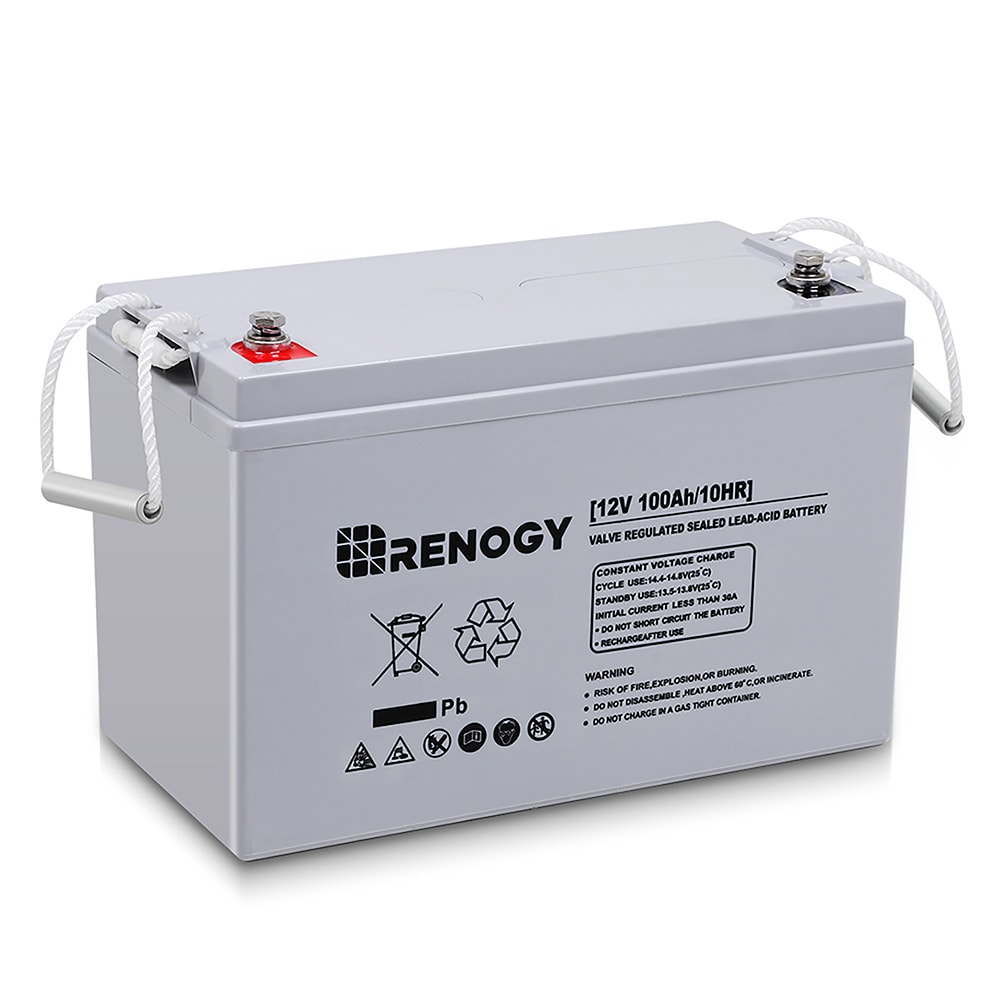 Renogy AGM Battery Rechargeable Sealed Lead Acid 121000 Generator Batteries