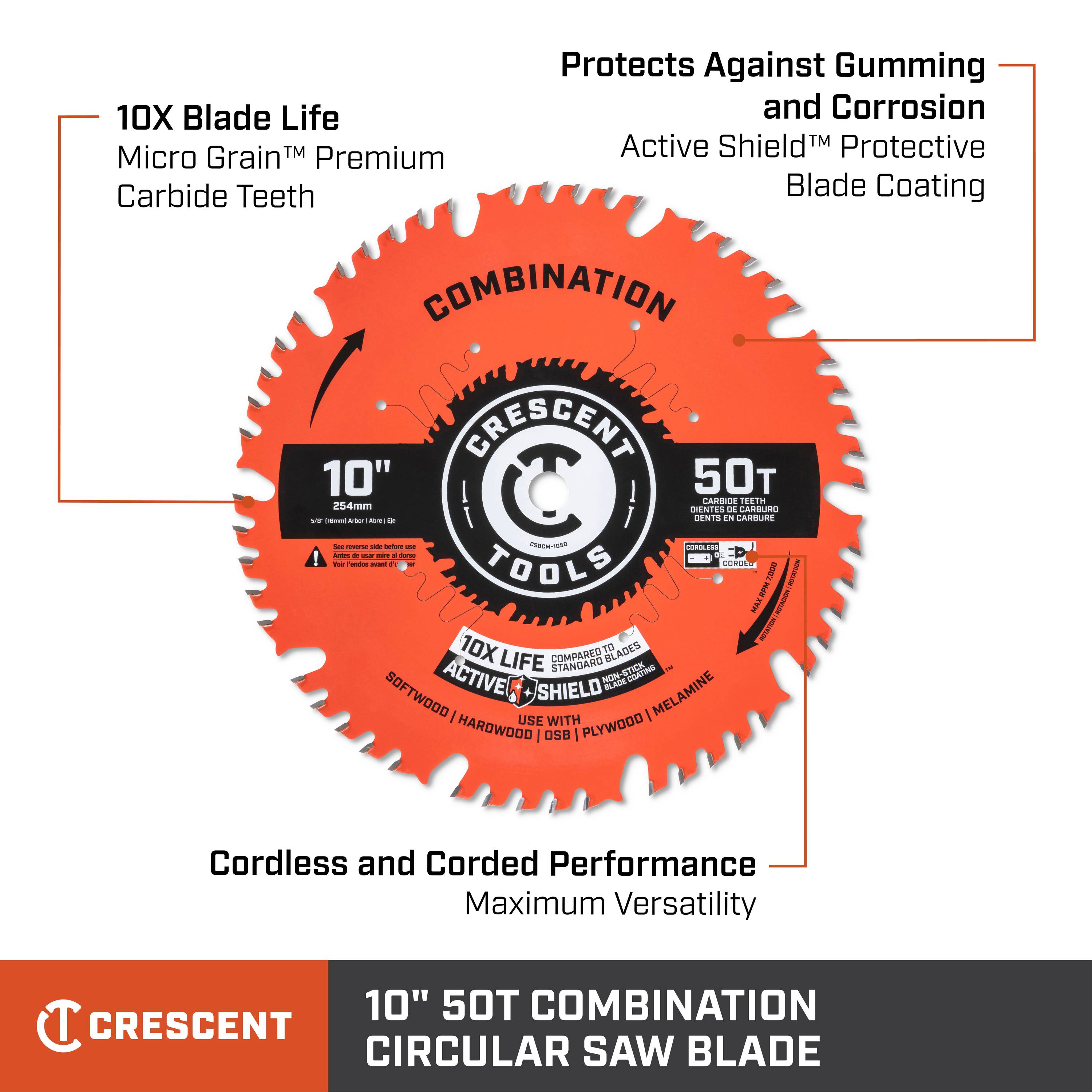 Crescent CSBCM-1050 Circular-Saw-Blades - View #2