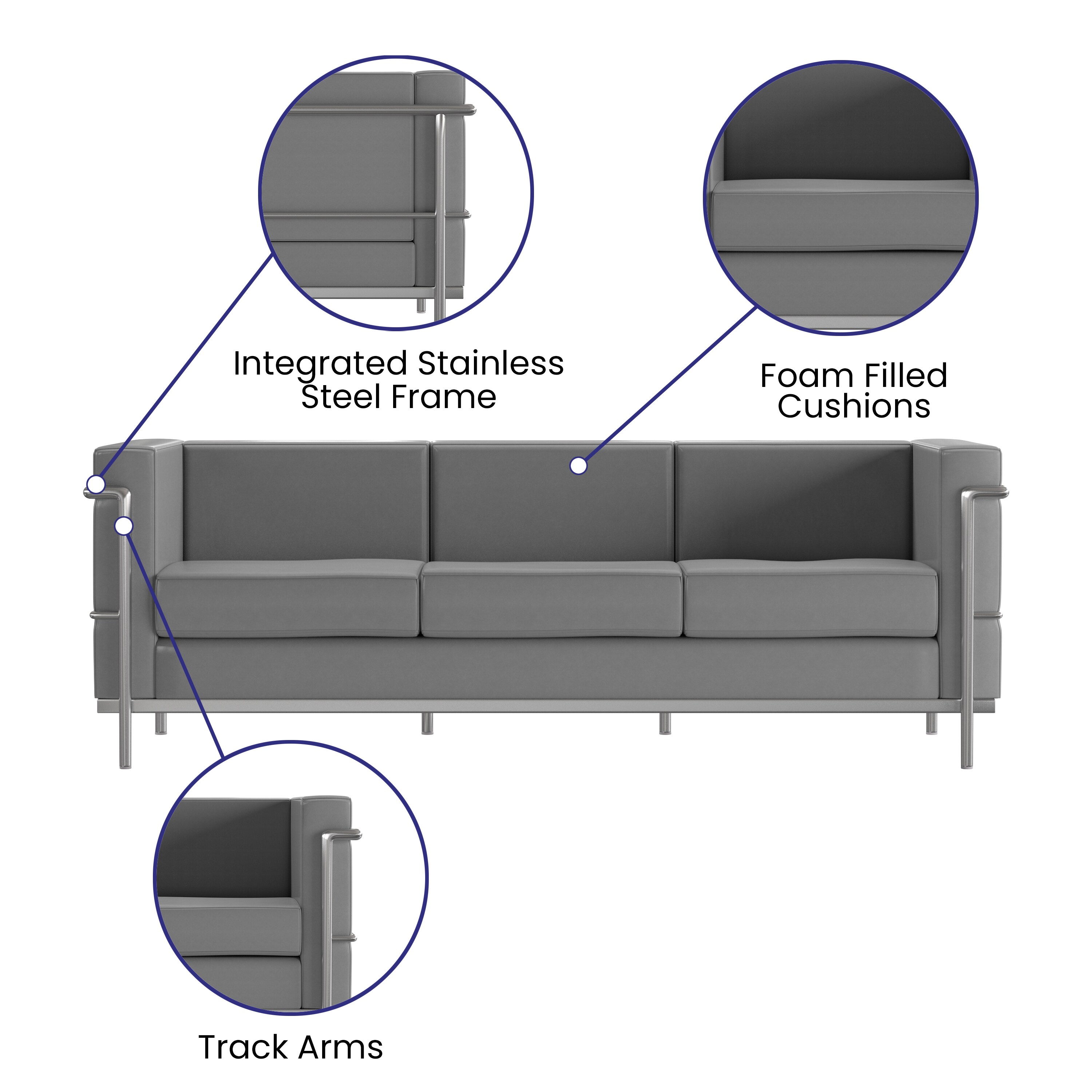 Flash Furniture 889142623663 Living-Room-Sets - View #7