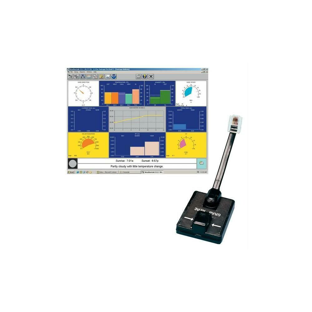 Davis Instruments CW52181 6510SER Davis WeatherLink Windows- Serial Port for Vantage Vue and Pro2 Series
