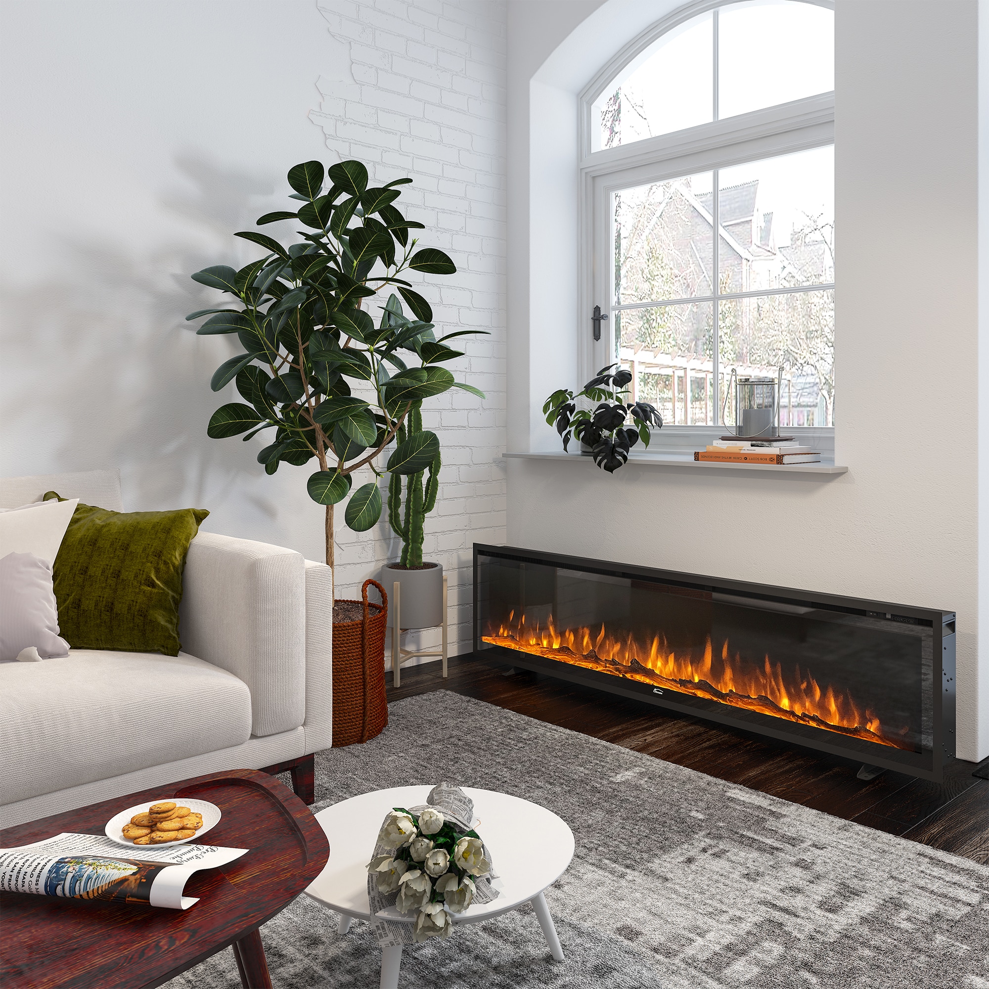 Clihome CL-R60 Electric-Fireplaces - View #9