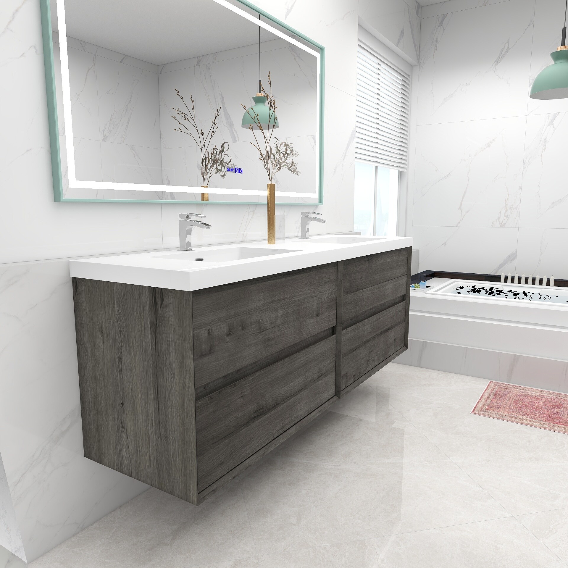 BV Better Vanity SLIM72D-SO Bath-Vanity-Combo - View #6