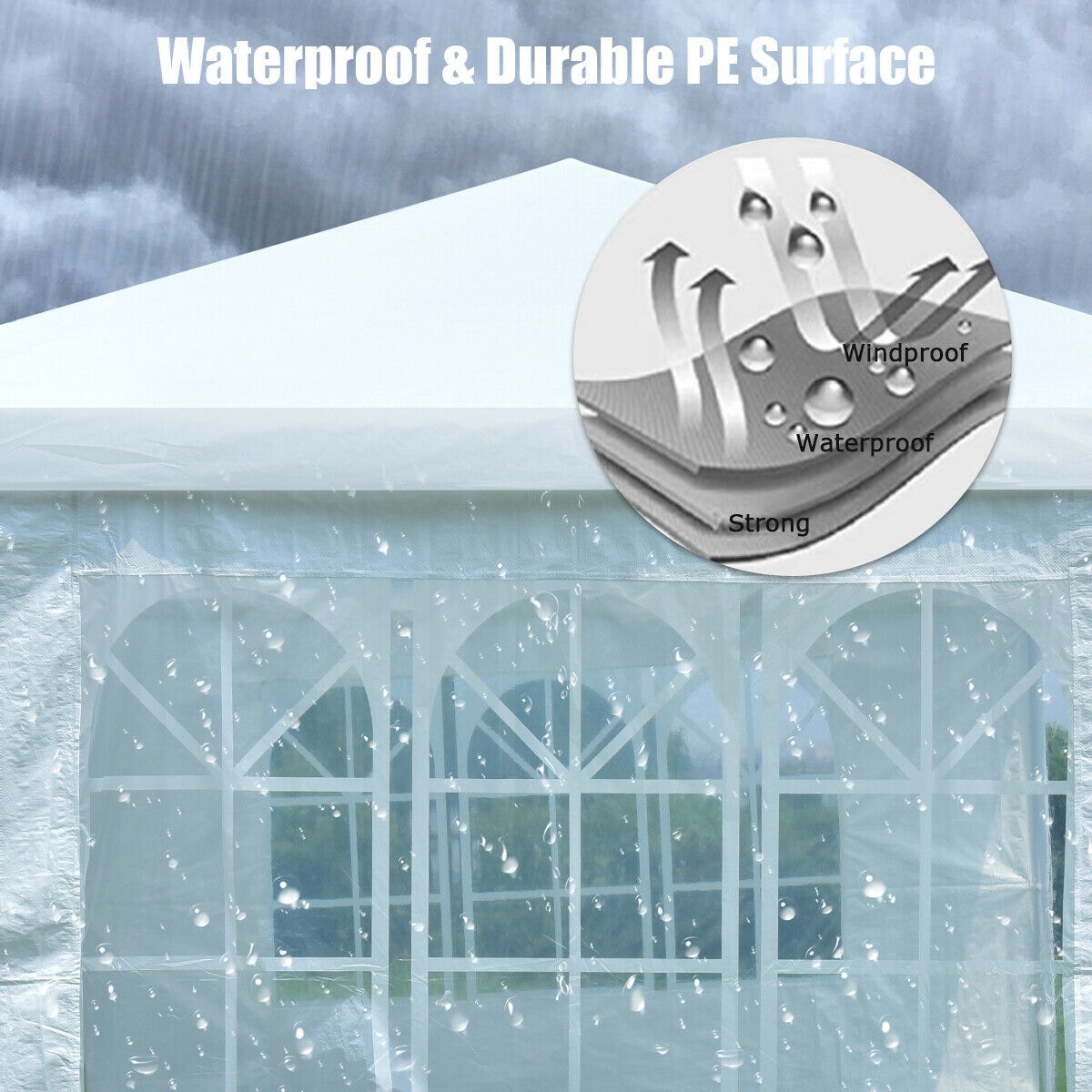 Clihome CWCH-OP3925WH Canopies-Sl - View #9