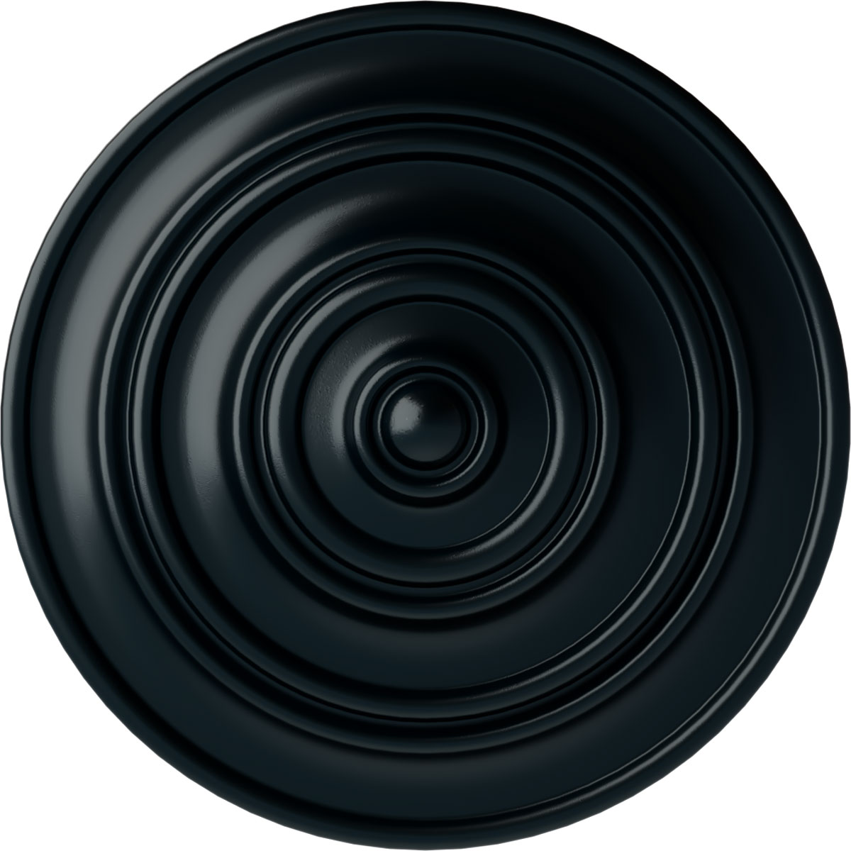 Ekena Millwork CM13CLNSF Classic 13.25-in W x 13.25-in L Painted Night Shade Polyurethane Whole Ceiling Medallion