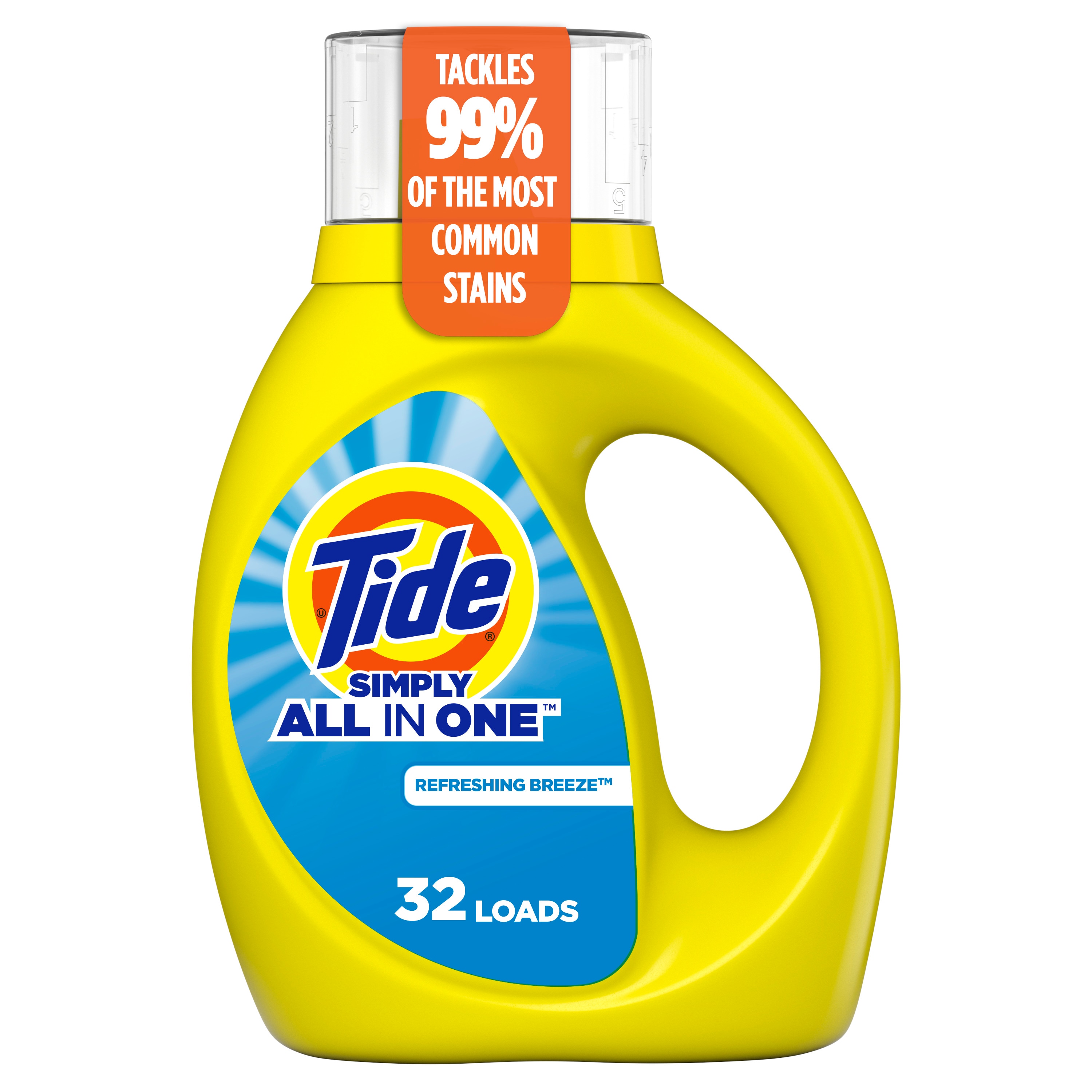 Tide 3077212085 Simply All in One Refreshing Breeze HE Laundry Detergent ( 42 Fluid ounce(s) )