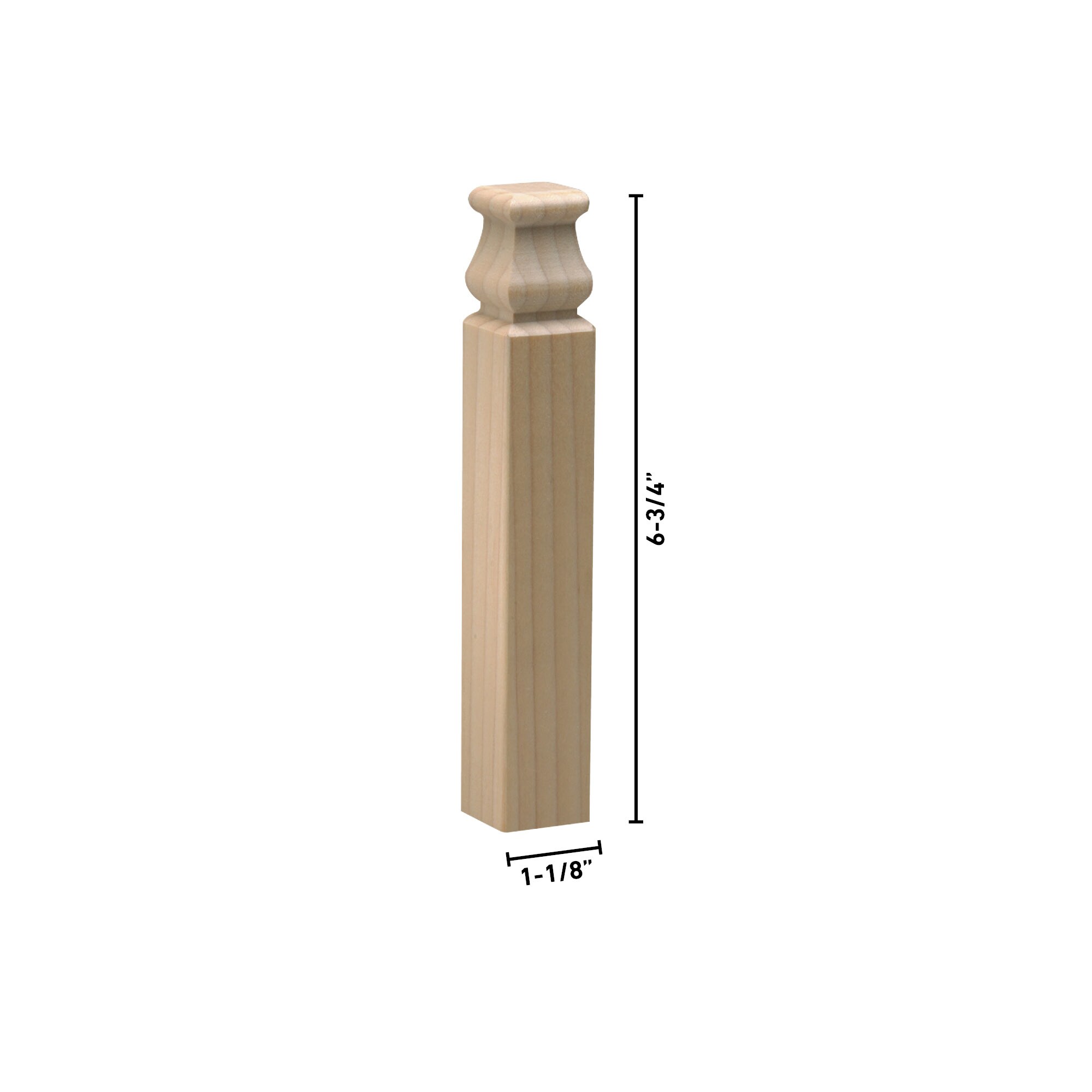 Ornamental Mouldings BG892OBCPINE Moulding-Blocks - View #3
