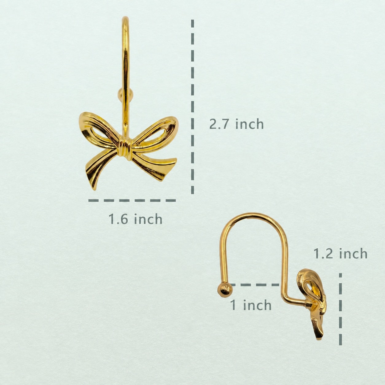 Aoibox LABRQGC0 Shower-Rings-Hooks - View #4