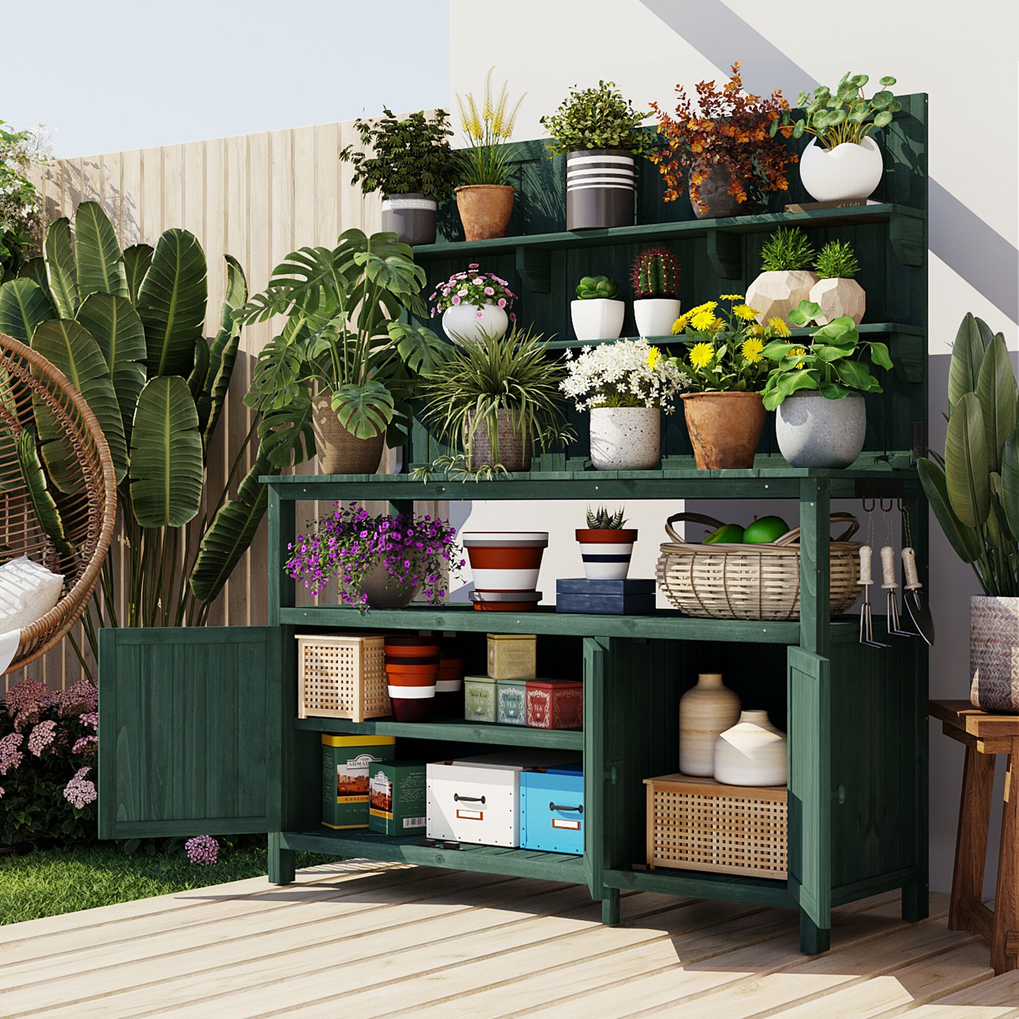 Kahomvis G243-QP717-01 Potting-Benches - View #2