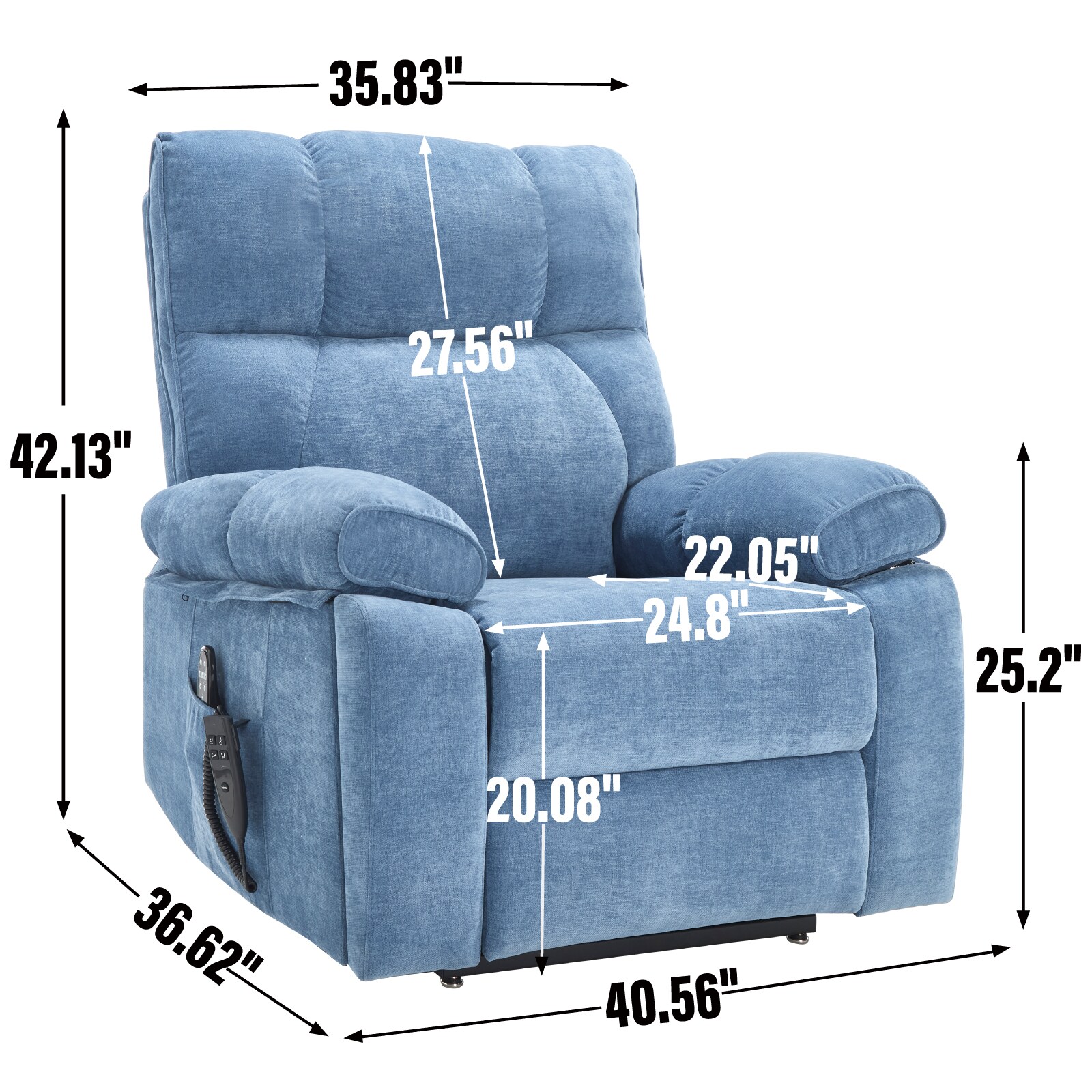 Mondawe MO-8027-BL recliners - View #10