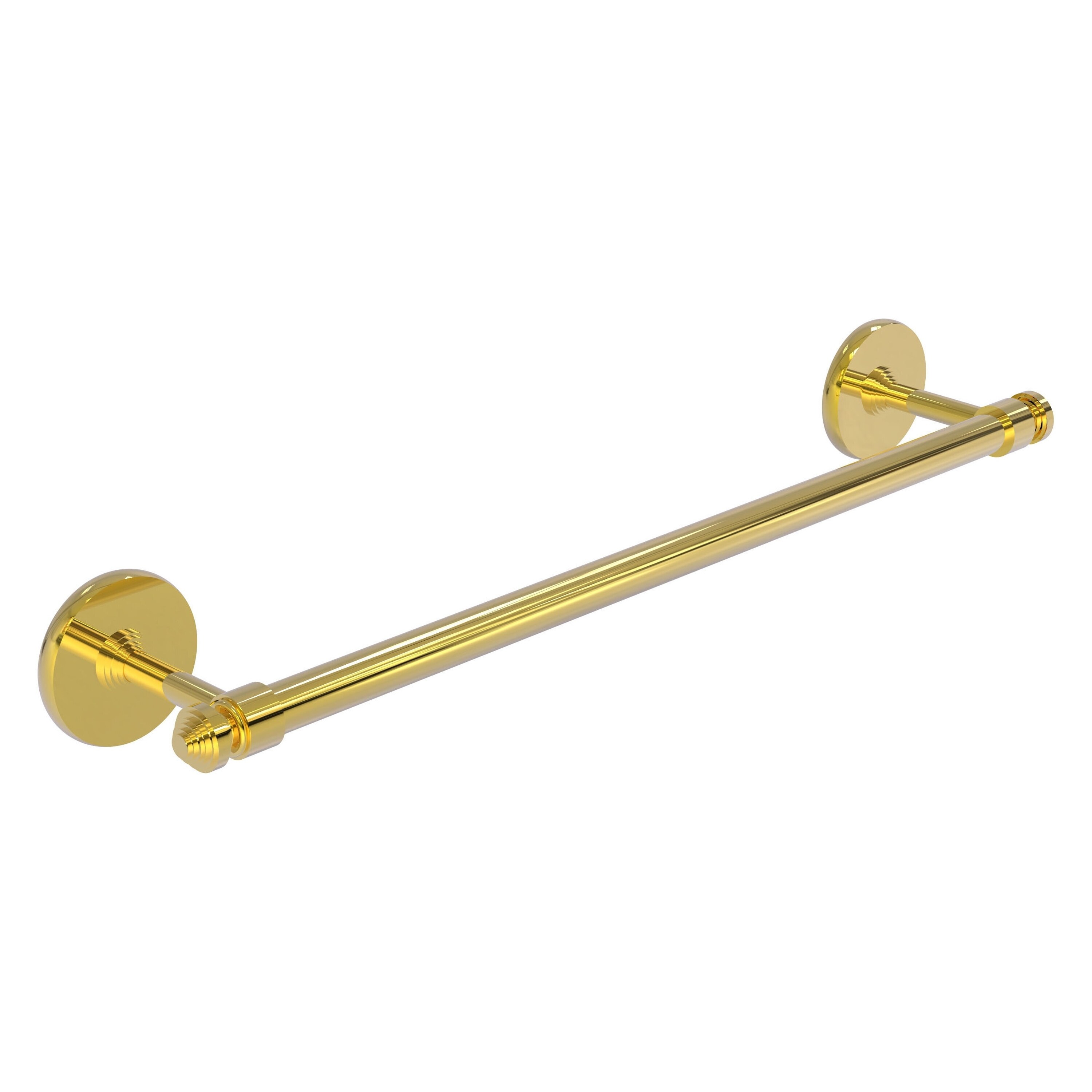 Allied Brass SB-41/30-PB Southbeach 30-in Polished Brass Wall mount Single Towel Bar