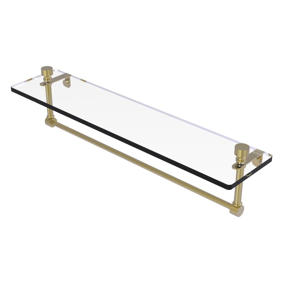 Allied Brass FT-1/22TB-SBR Foxtrot Satin Brass Wall mount Bathroom Shelf ( 22-in x 5-in x 5-in )