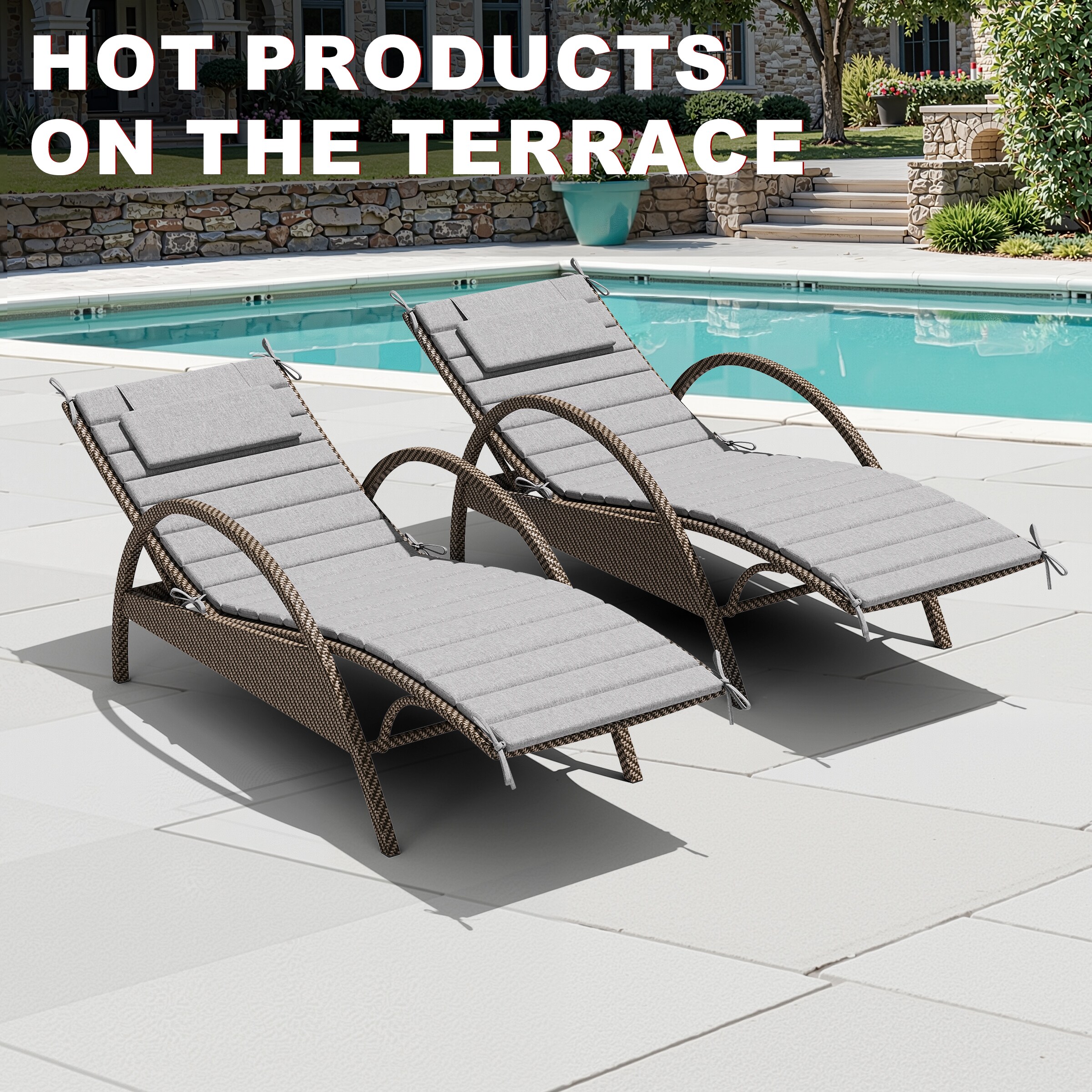 Pellebant ST25-CU003LGY72-1 Patio-Furniture-Cushions - View #6