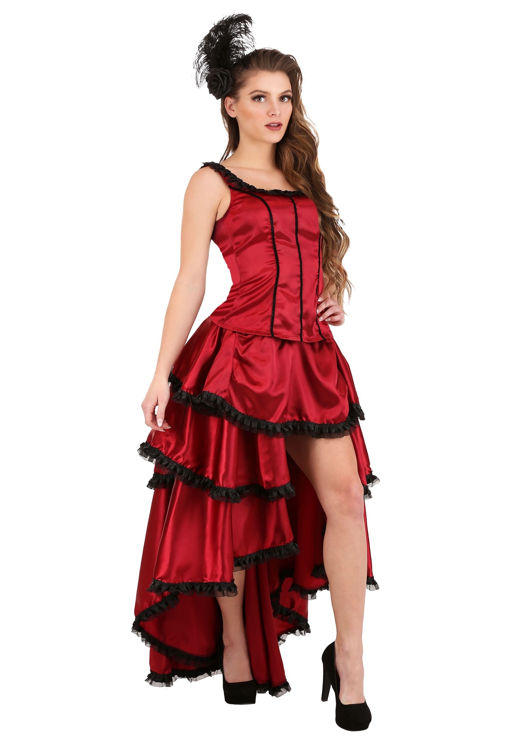 saloon corset dress Plus Size Saloon Gal Costume
