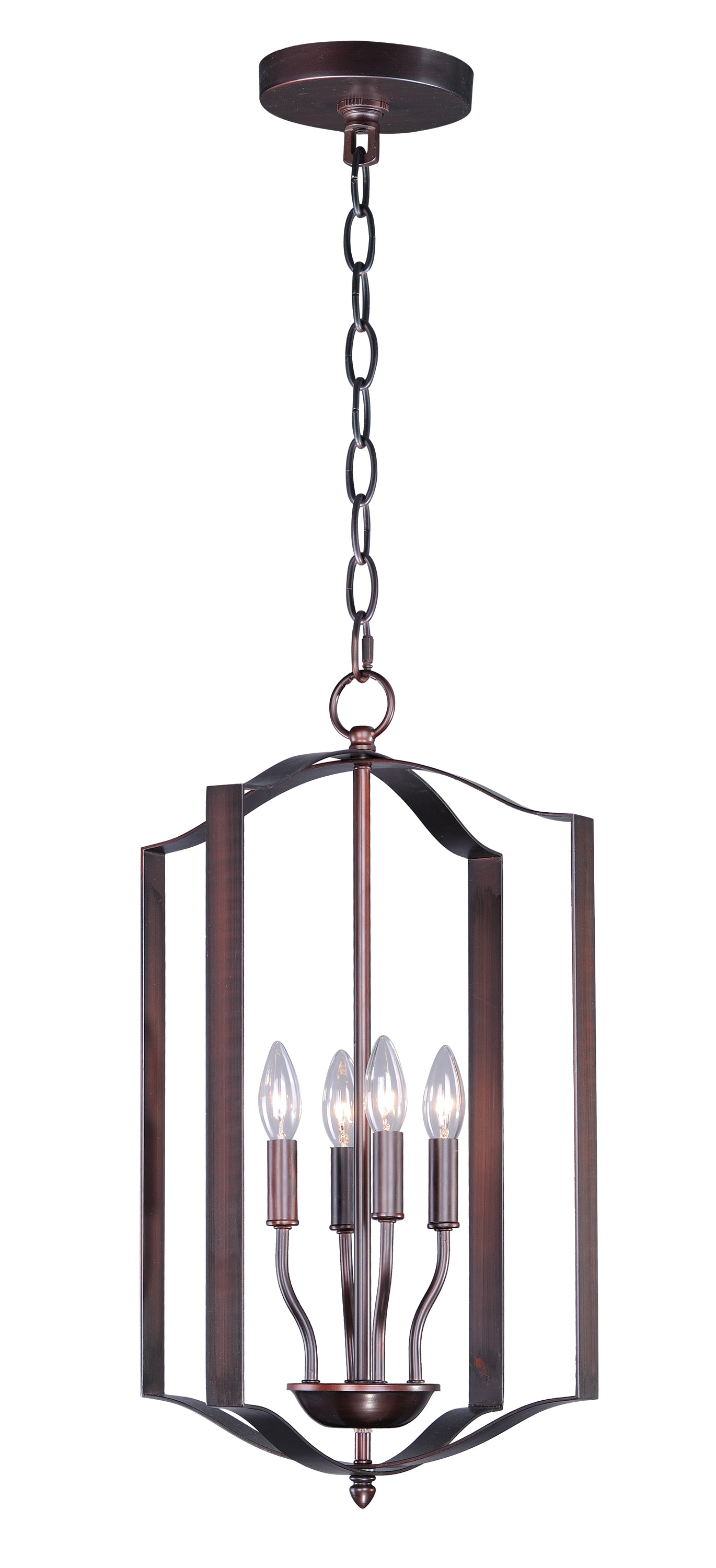Maxim Lighting 10036OI Provident 4 -Light Oil Rubbed Bronze Modern/contemporary Geometric Medium Hanging Pendant light