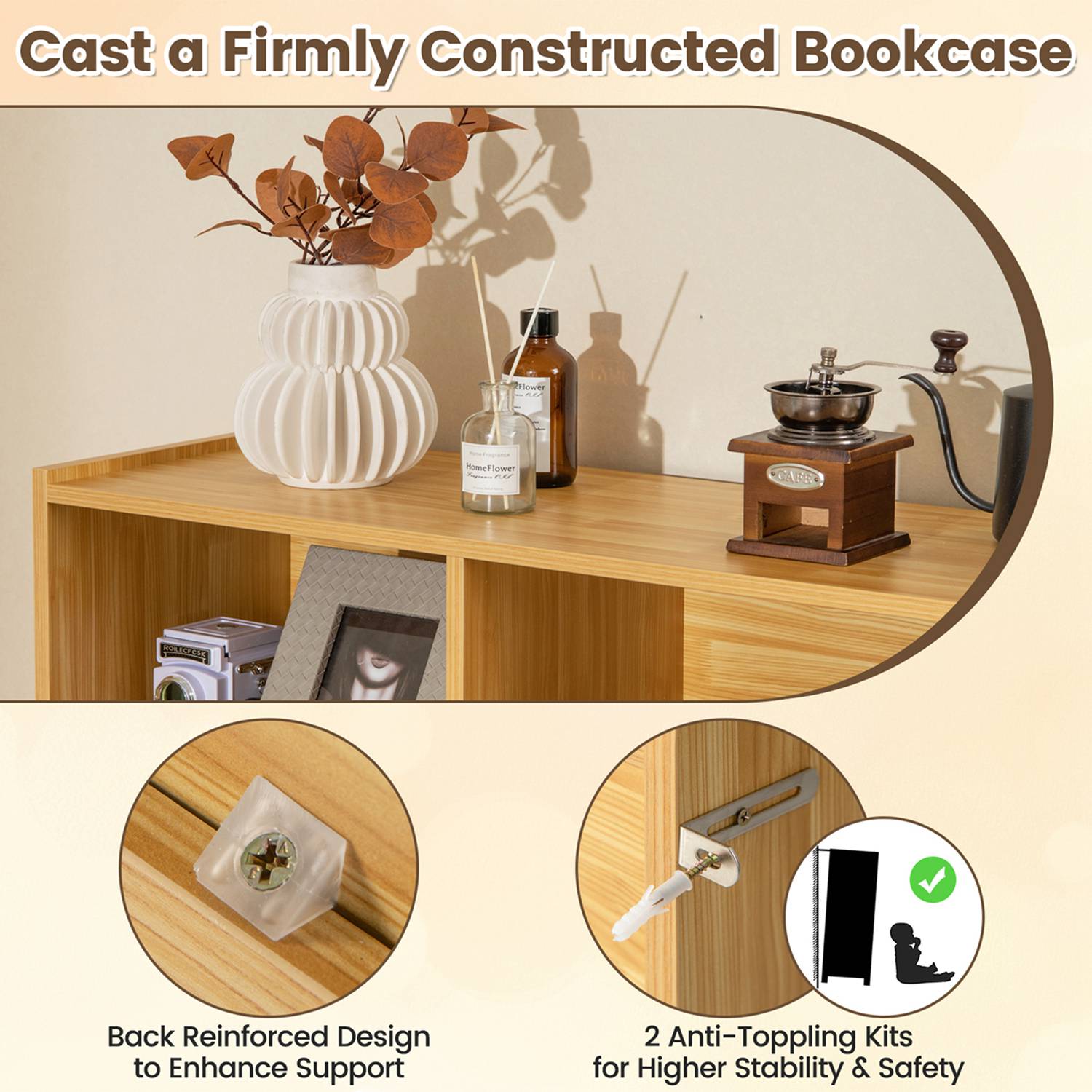 Costway HCST00195 bookcases - View #8