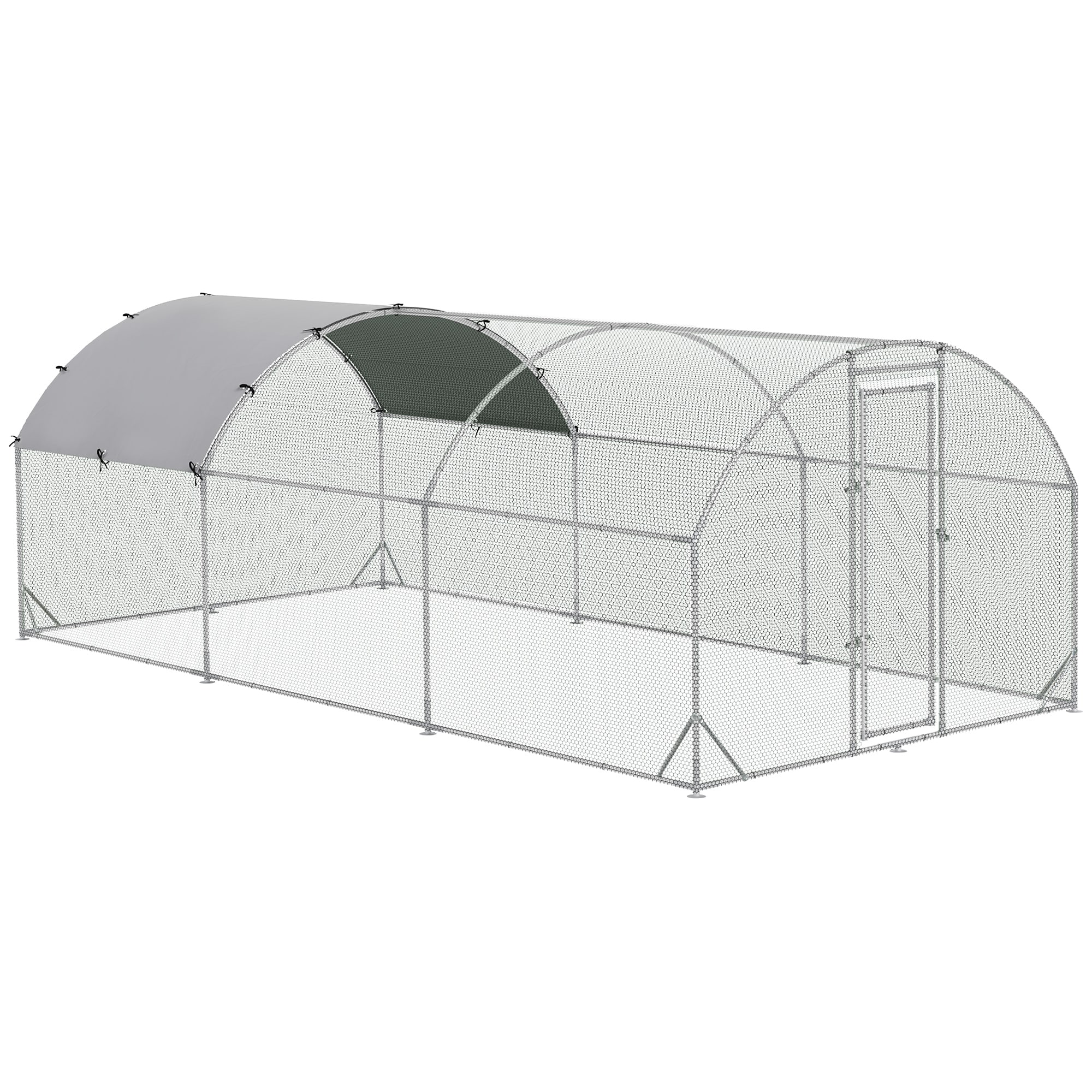 Maocao Hoom JL166433 Silver Metal Chicken coop