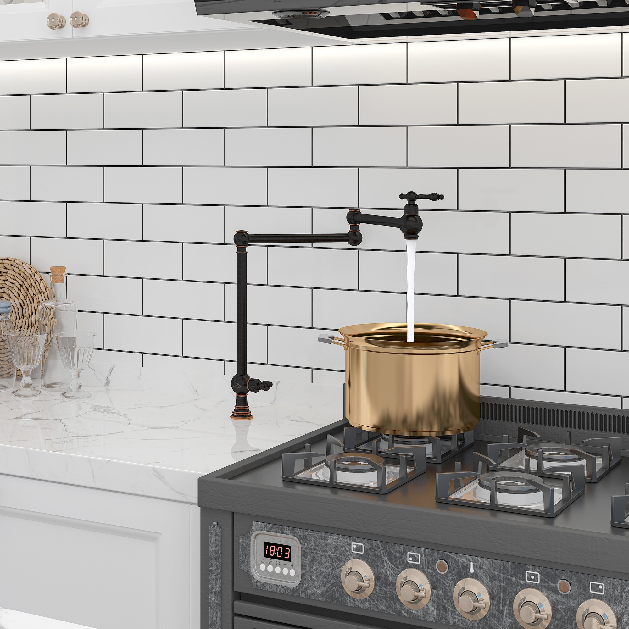 CASAINC KCLT0028-ORB Kitchen-Faucets - View #3