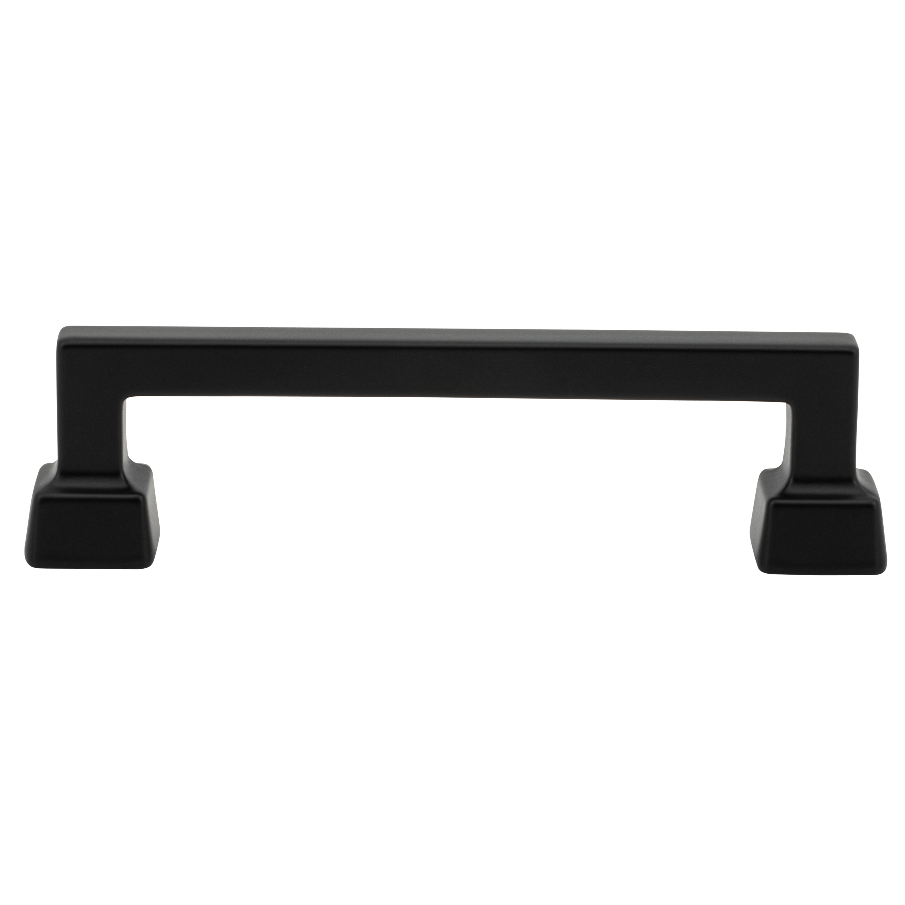 Villa Valentina VV396MB Series No. 3, 3-3/4-in , 96mm Center to Center Matte Black Rectangular Handle