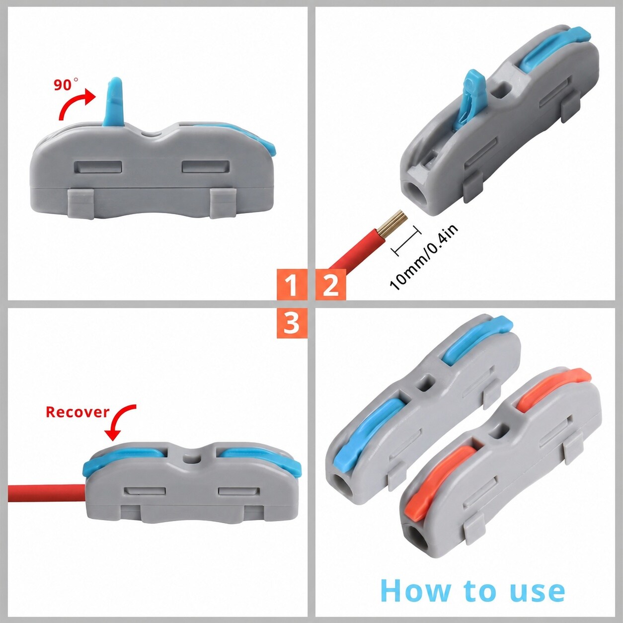 Aoibox LABV5J1K Terminal-Wire-Connectors - View #5