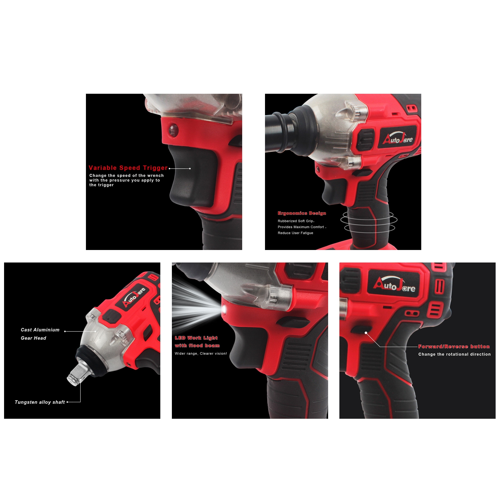 Topteng H029-A005 Cordless-Impact-Wrenches - View #8