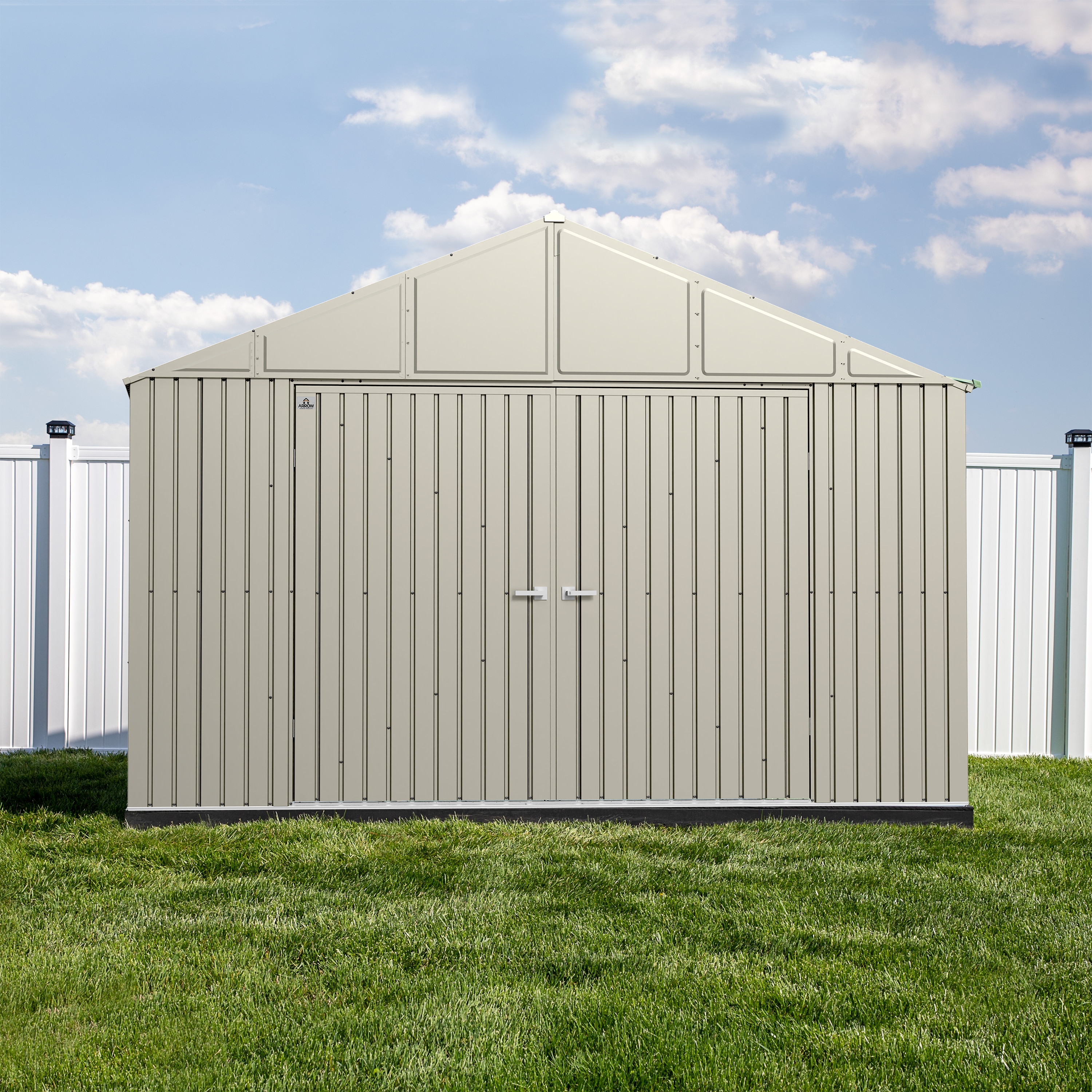Arrow EG1214CG 12-ft x 8-ft Elite Galvanized steel Storage Shed