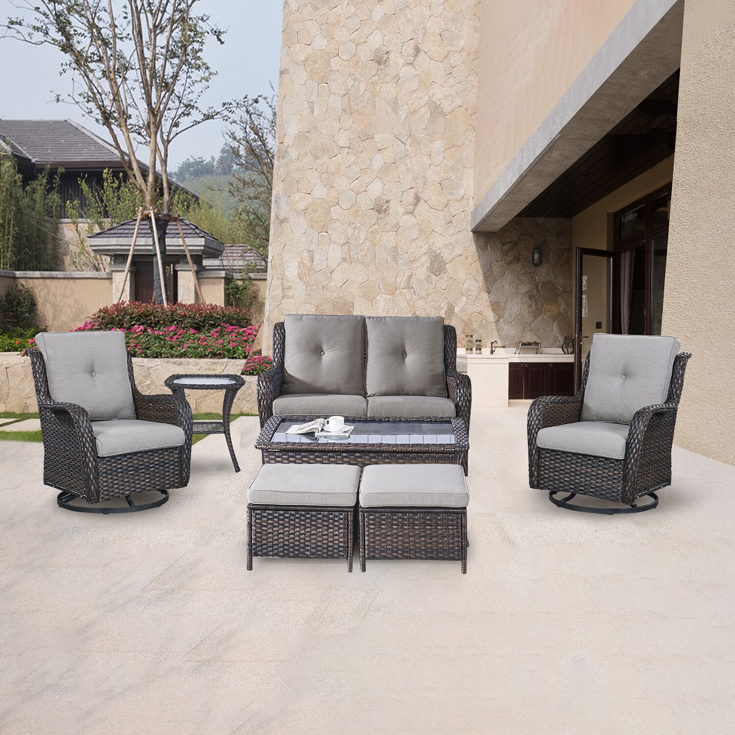 Rilyson FS038018025023014-3 Patio-Conversation-Sets - View #2
