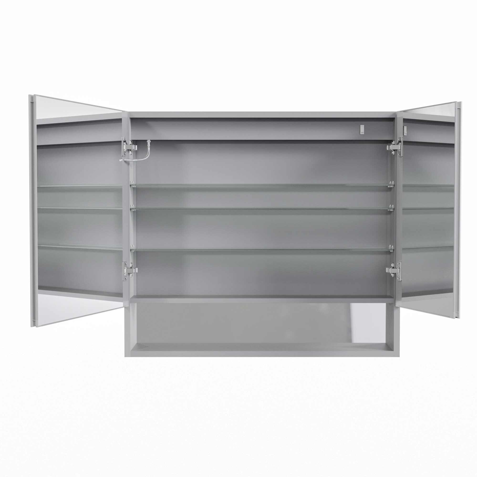 AAZJ V5 Bathroom Medcine 36in x 32in Lighted LED Fog Free