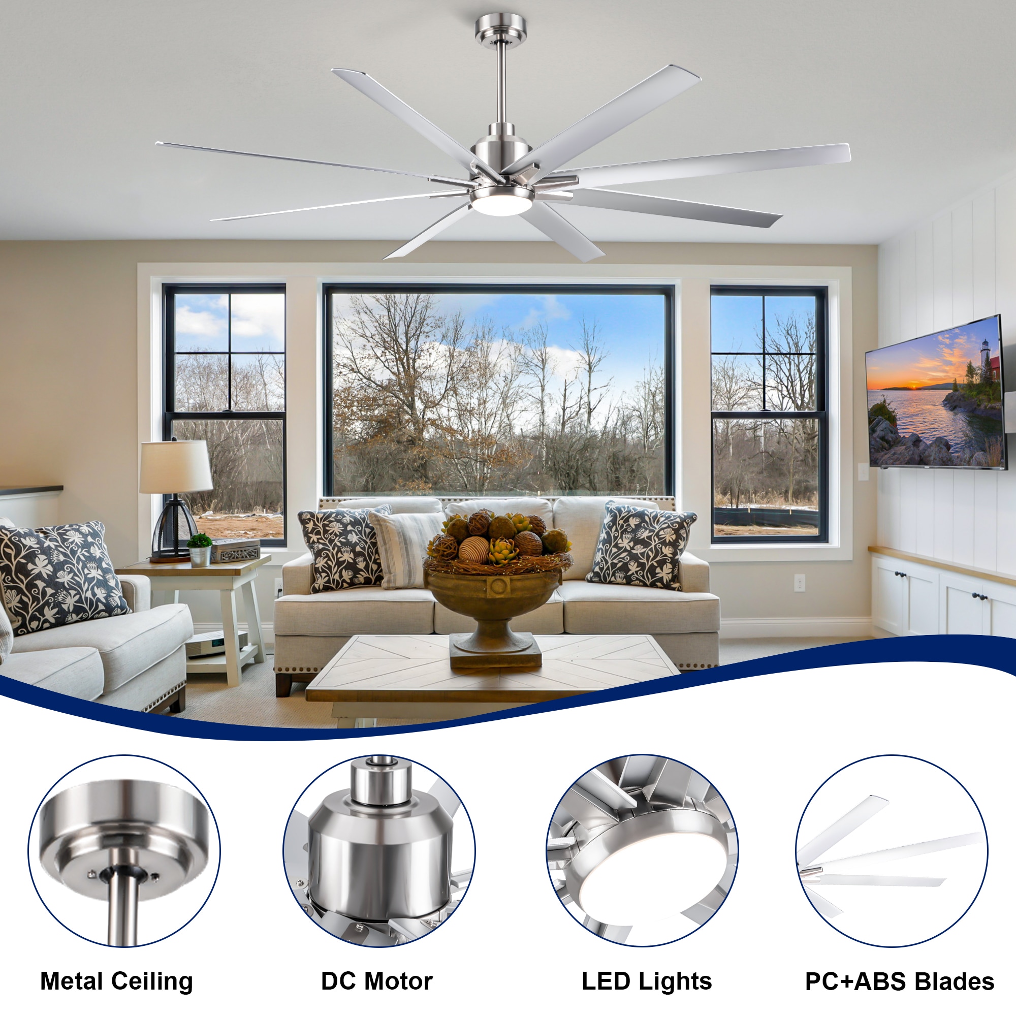 YUHAO LSDC1109SNA722 Ceiling-Fans - View #5