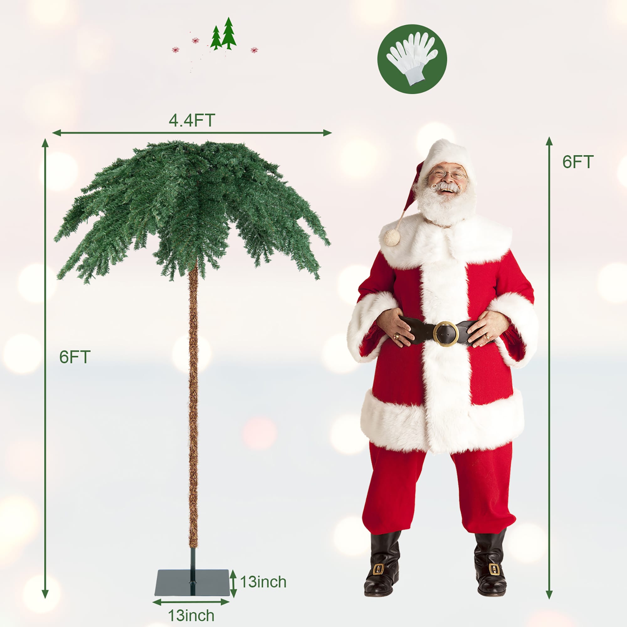 Costway CM24028US Artificial-Christmas-Trees - View #8