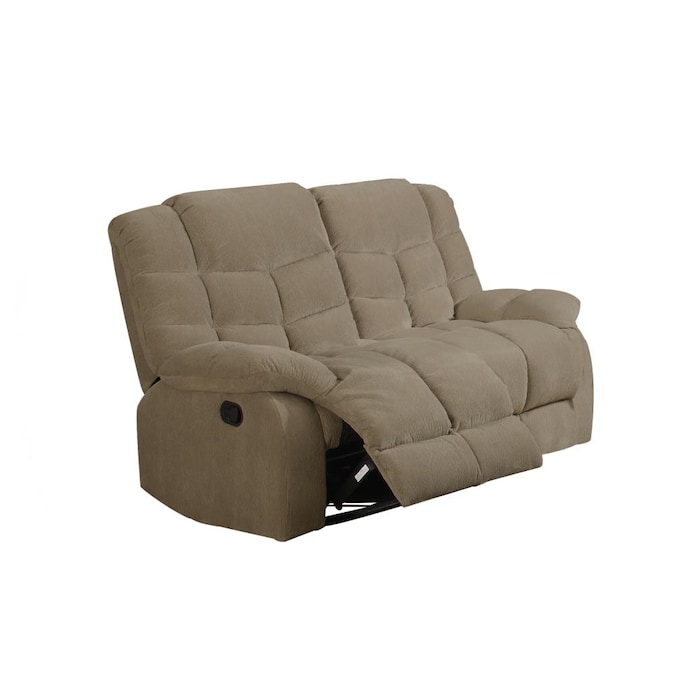 Sunset Trading Heaven On Earth Casual, Tan Leather Loveseat Recliner